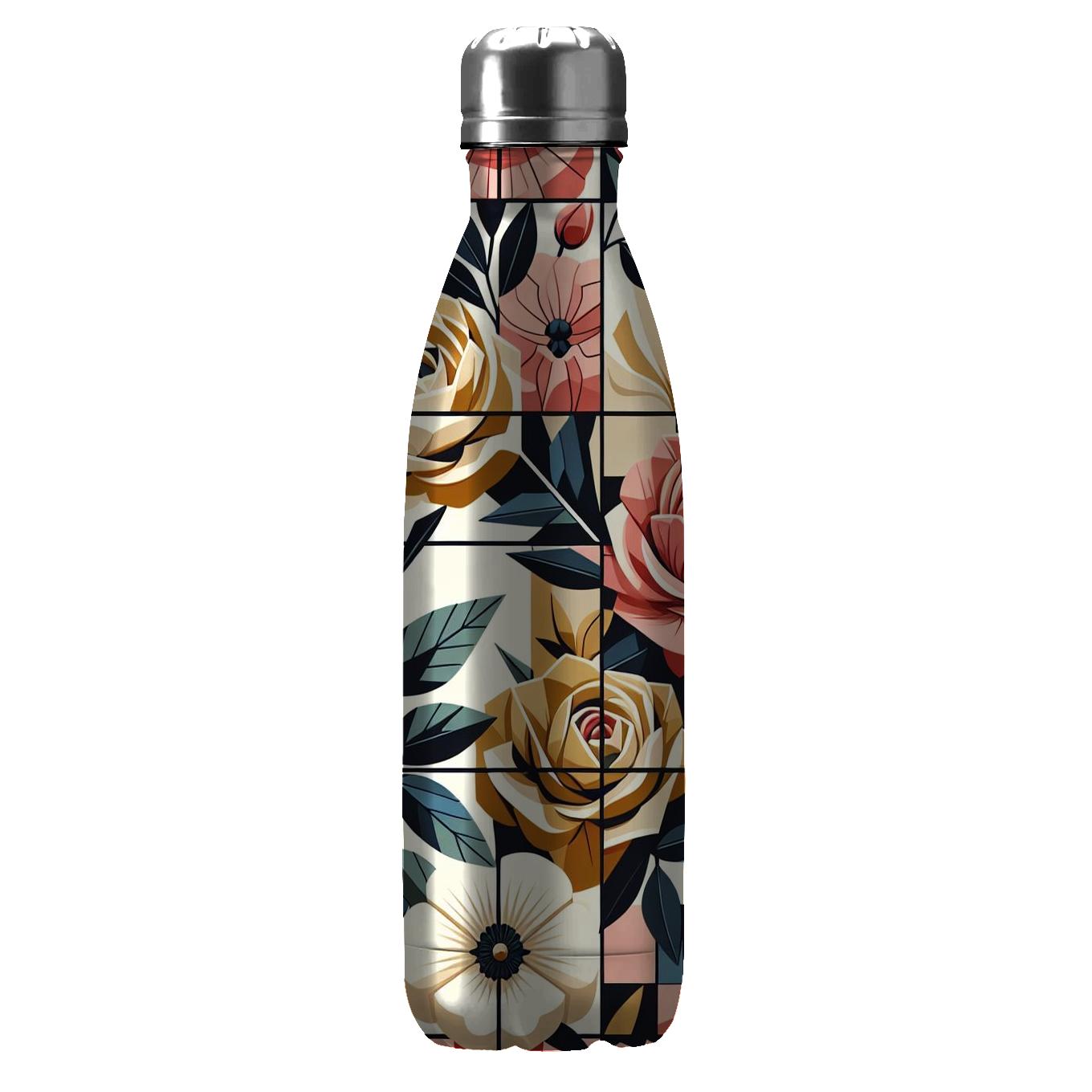 Chic Floral Mosaic Tumbler Cups