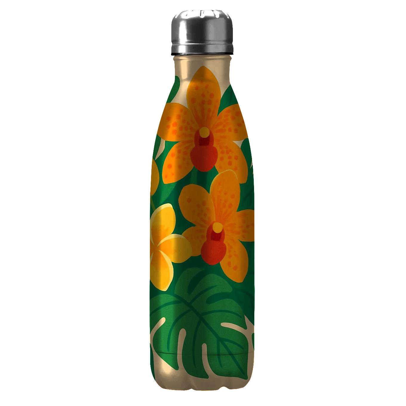 Tropical Floral Bliss Tumblers With Lids