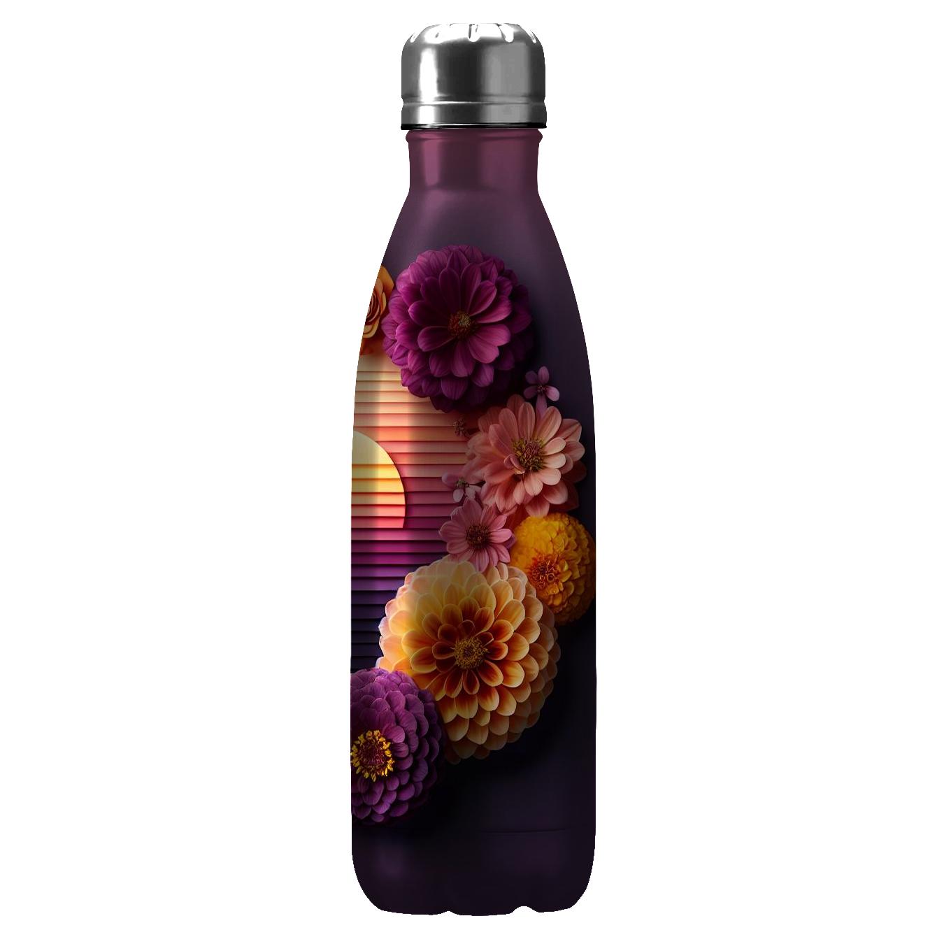 Sunset Bouquet Tumblers With Lids