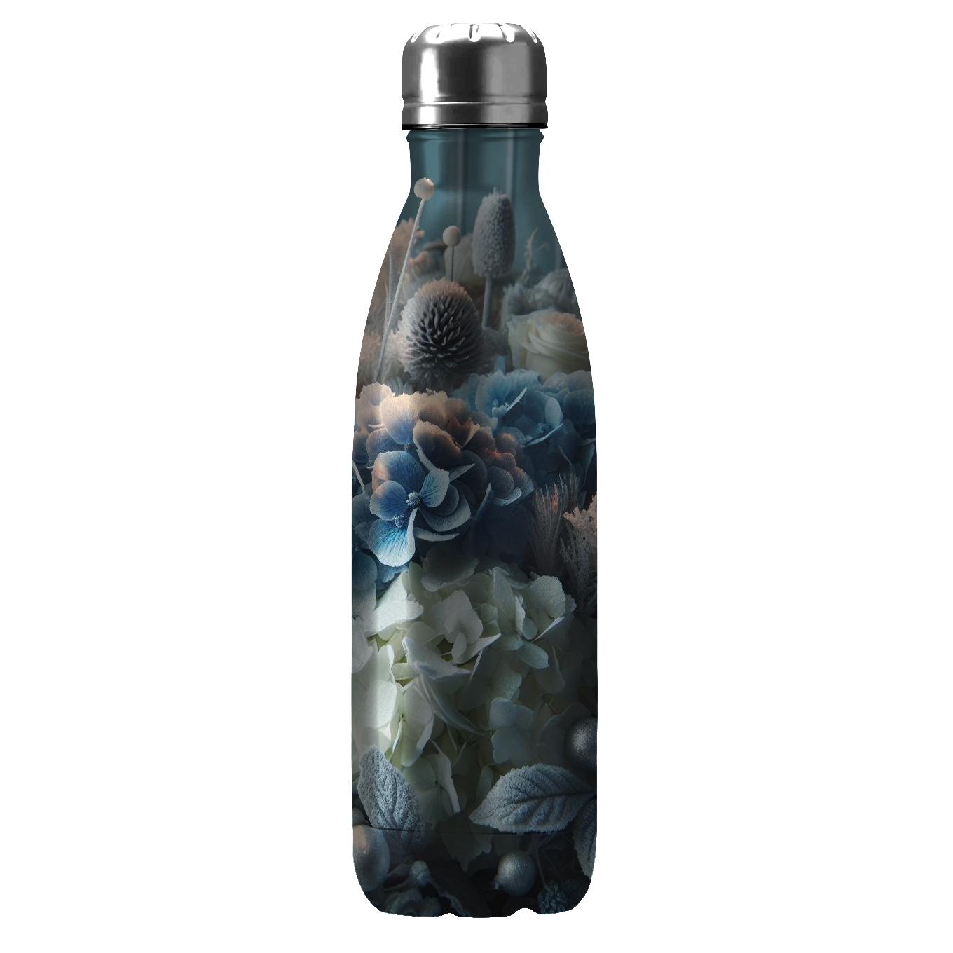 Frosted Floral Fantasy Tumblers With Lids