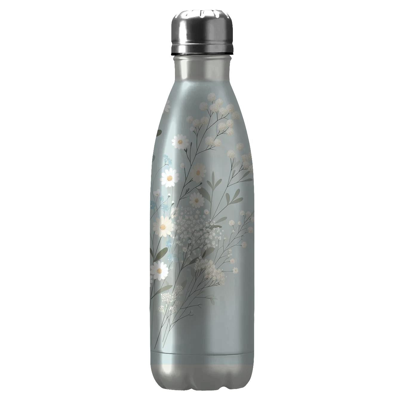 Dainty Floral Sprigs Tumblers With Lids