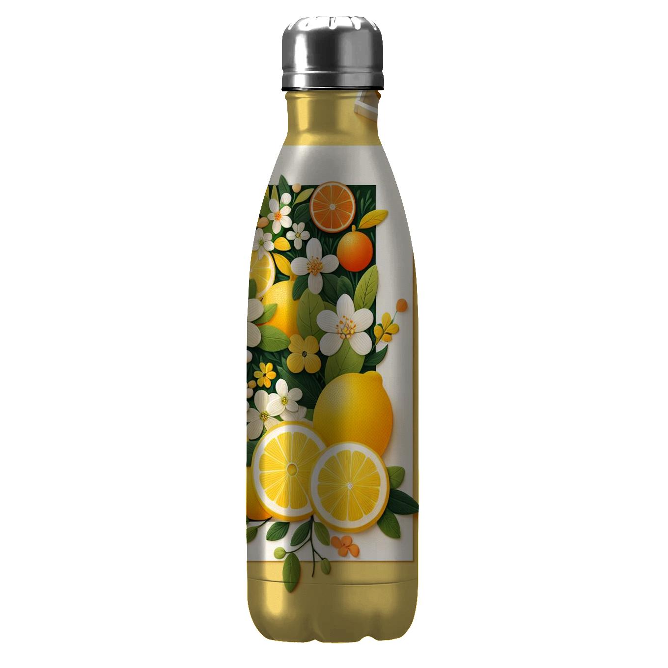 Citrus Blossom Delight Tumblers With Lids