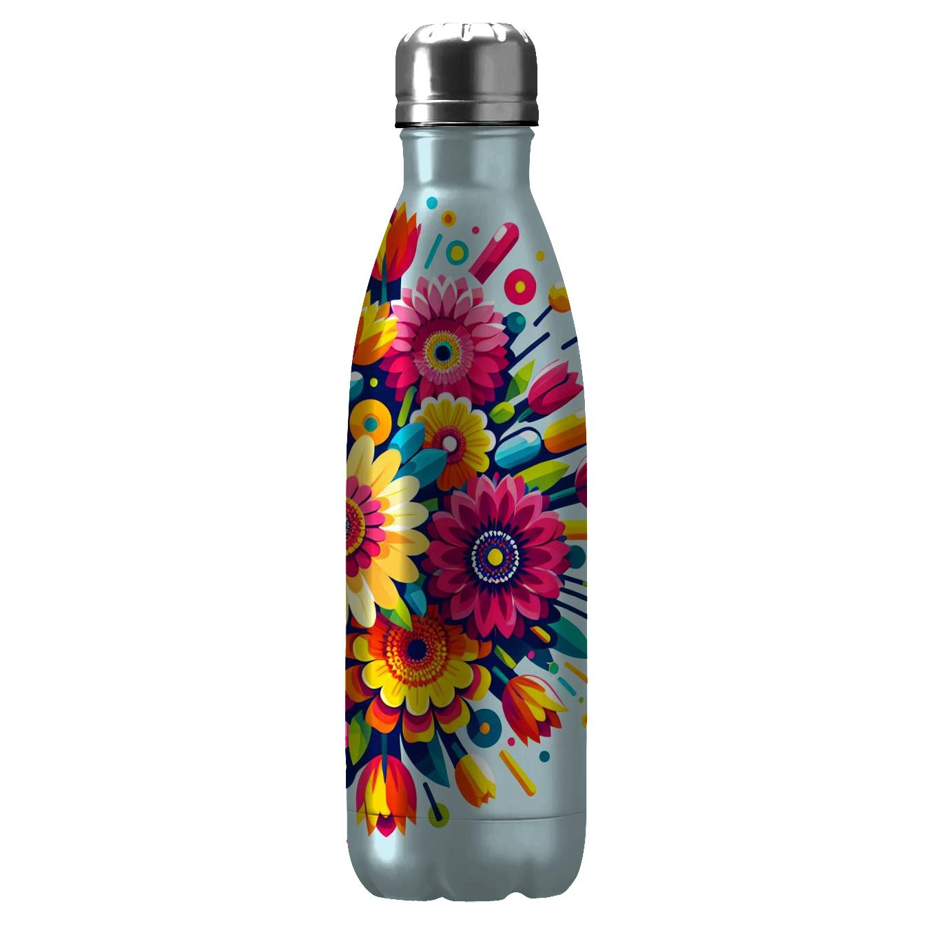 Bright Floral Burst Tumbler Cups