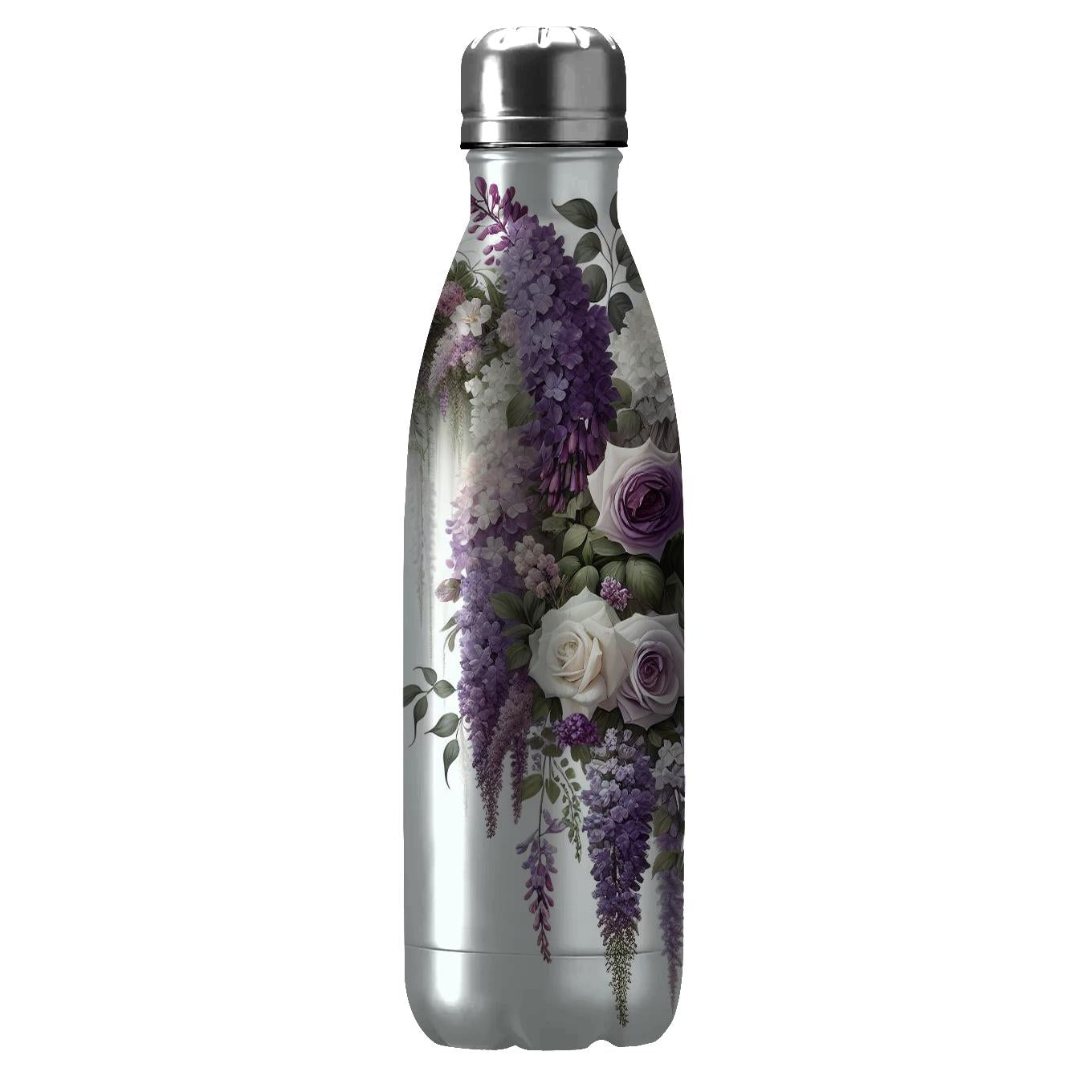 Enchanting Floral Cascade Custom Tumblers