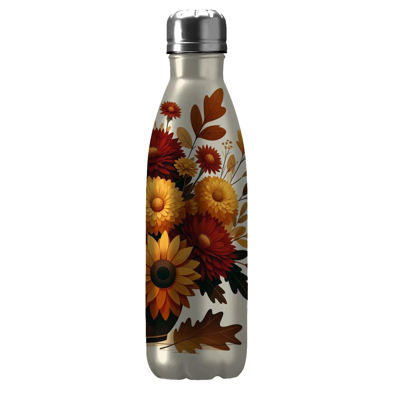 Autumn Harvest Floral Tumblers With Lids