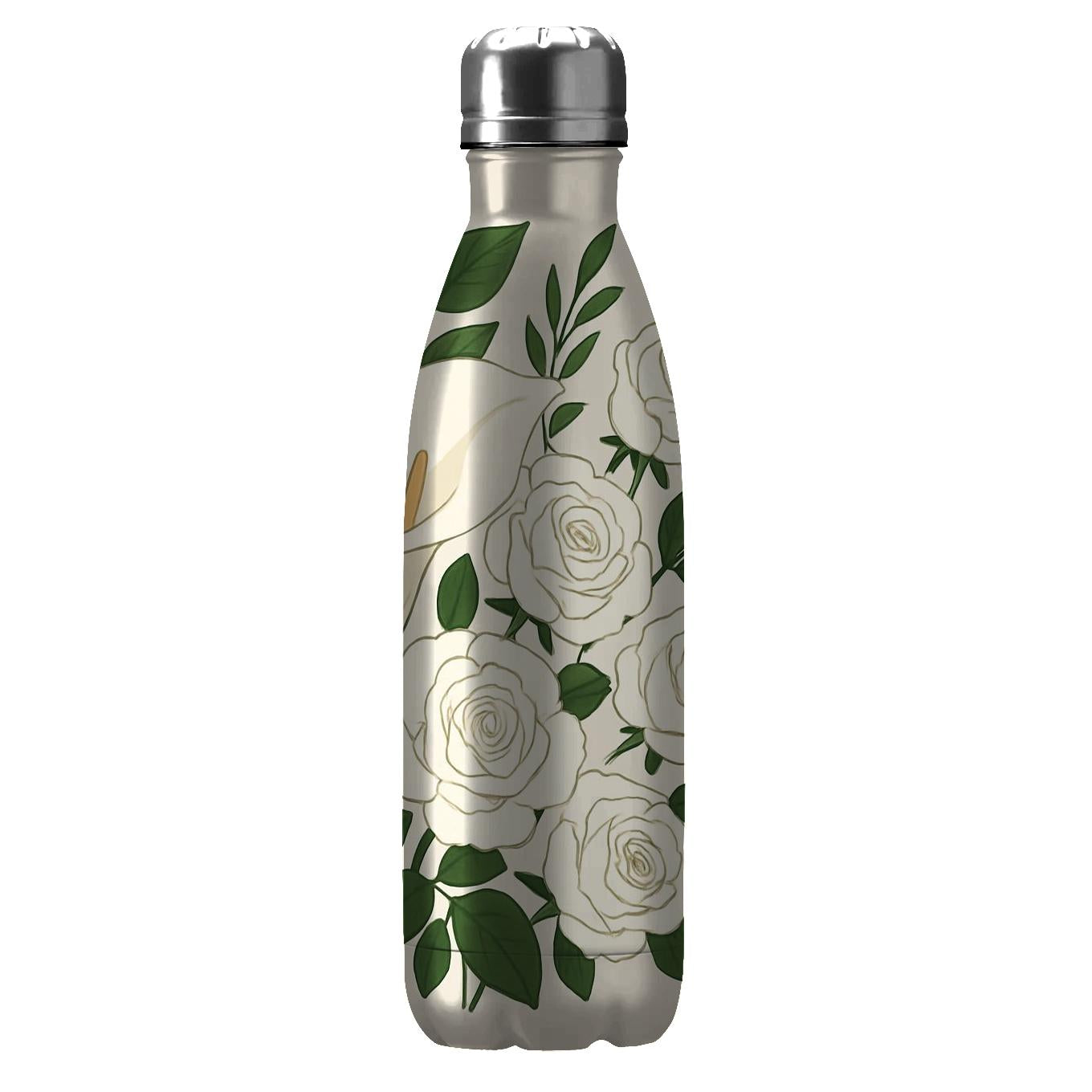 Timeless White Blossoms Tumbler Cups