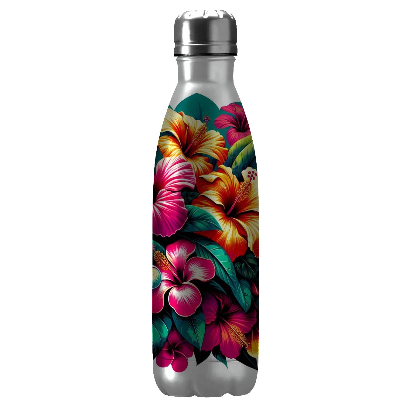 Lush Tropical Bloom Insulated Tumblers