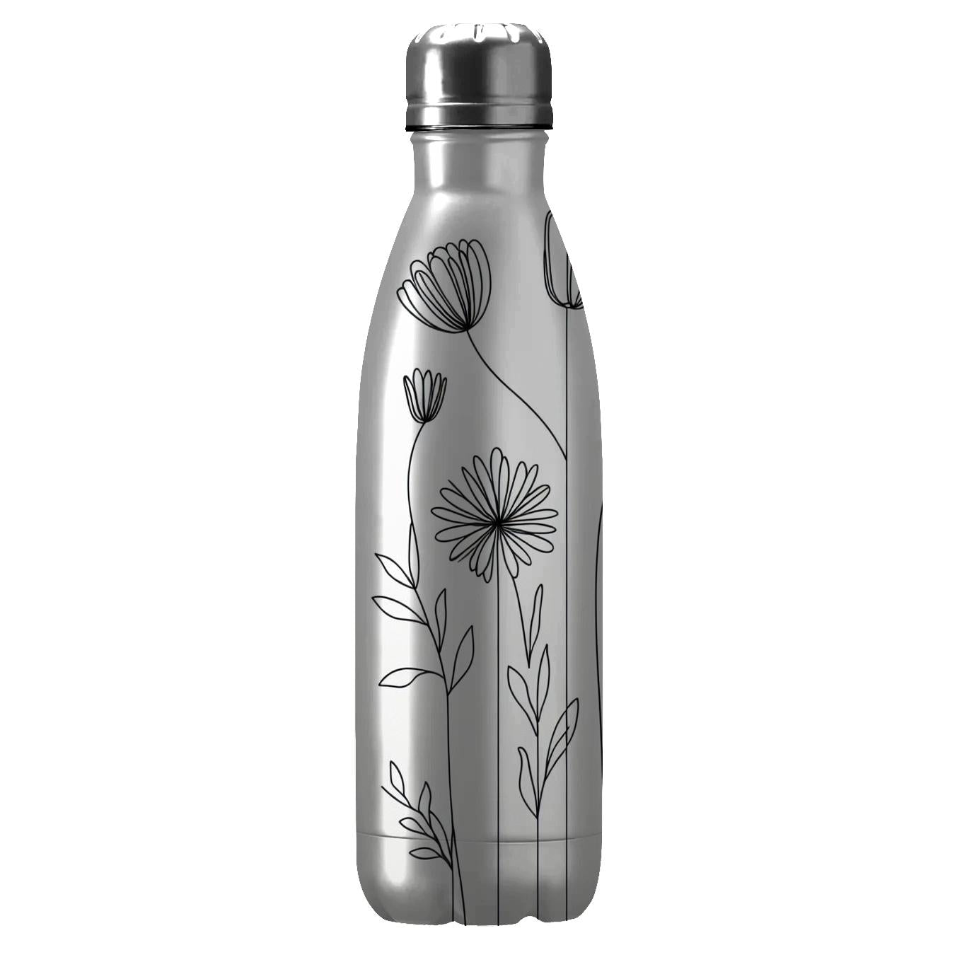 Modern Minimalist Blooms Tumblers With Lids