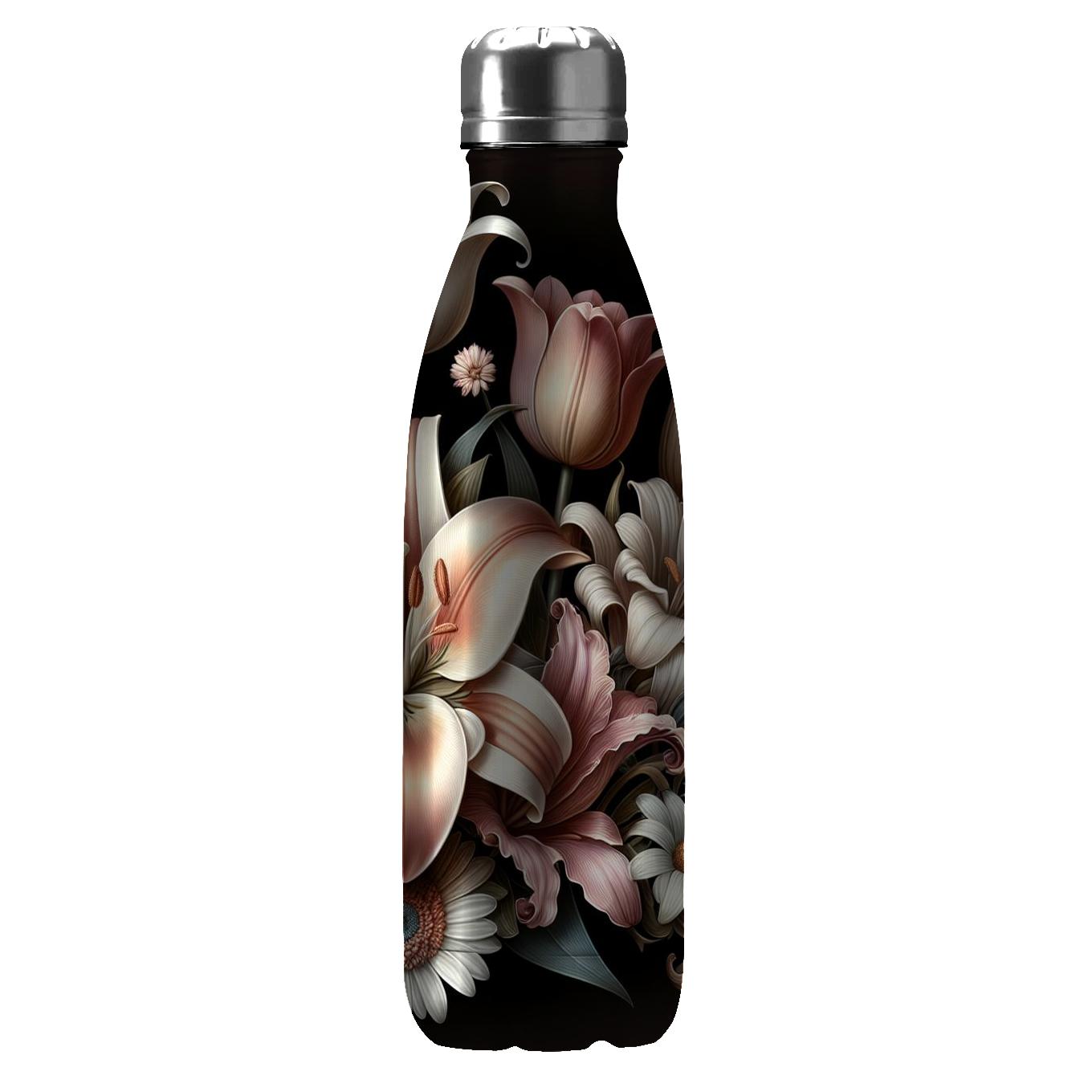 Floral Harmony Tumblers With Lids