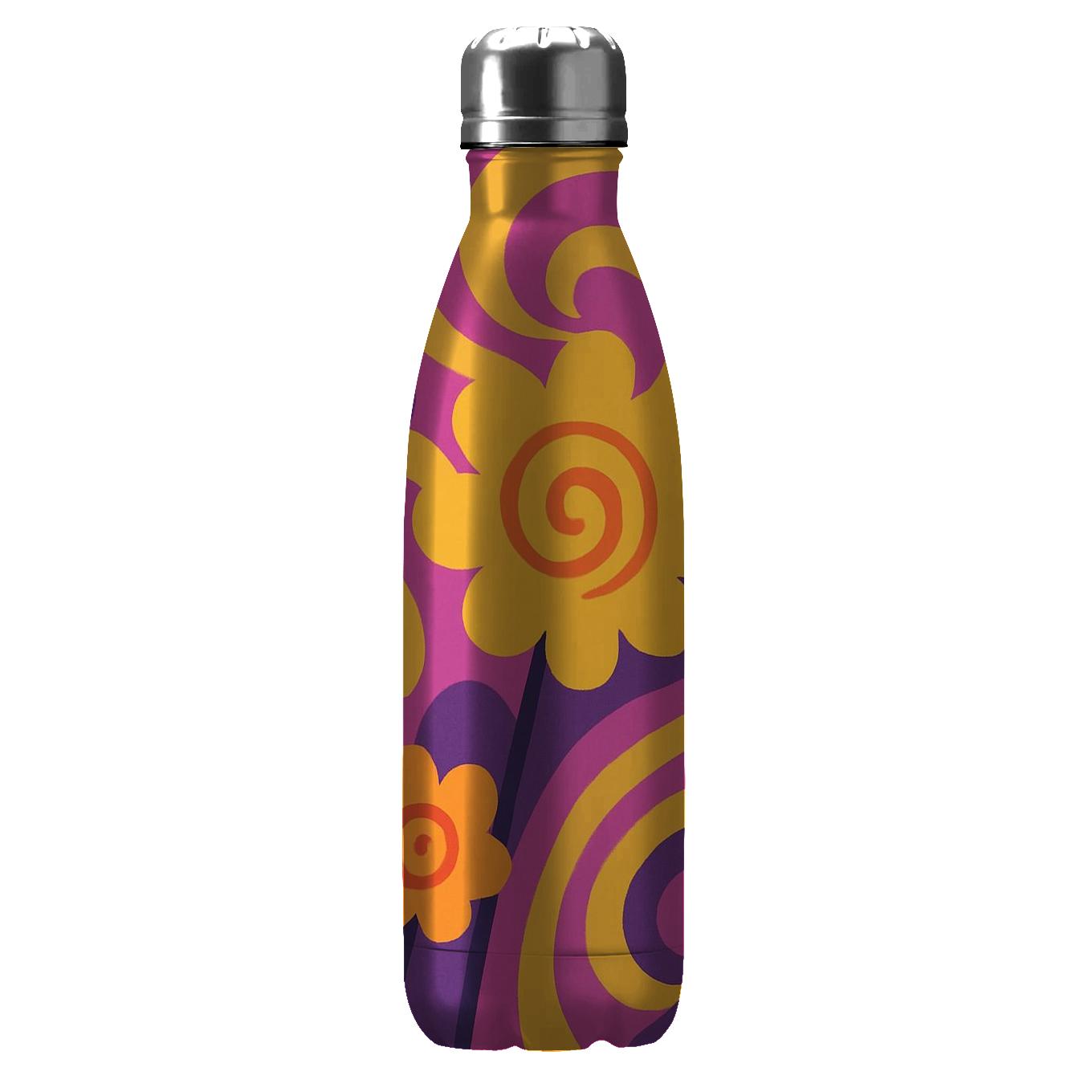 Abstract Floral Waves Tumbler Cups