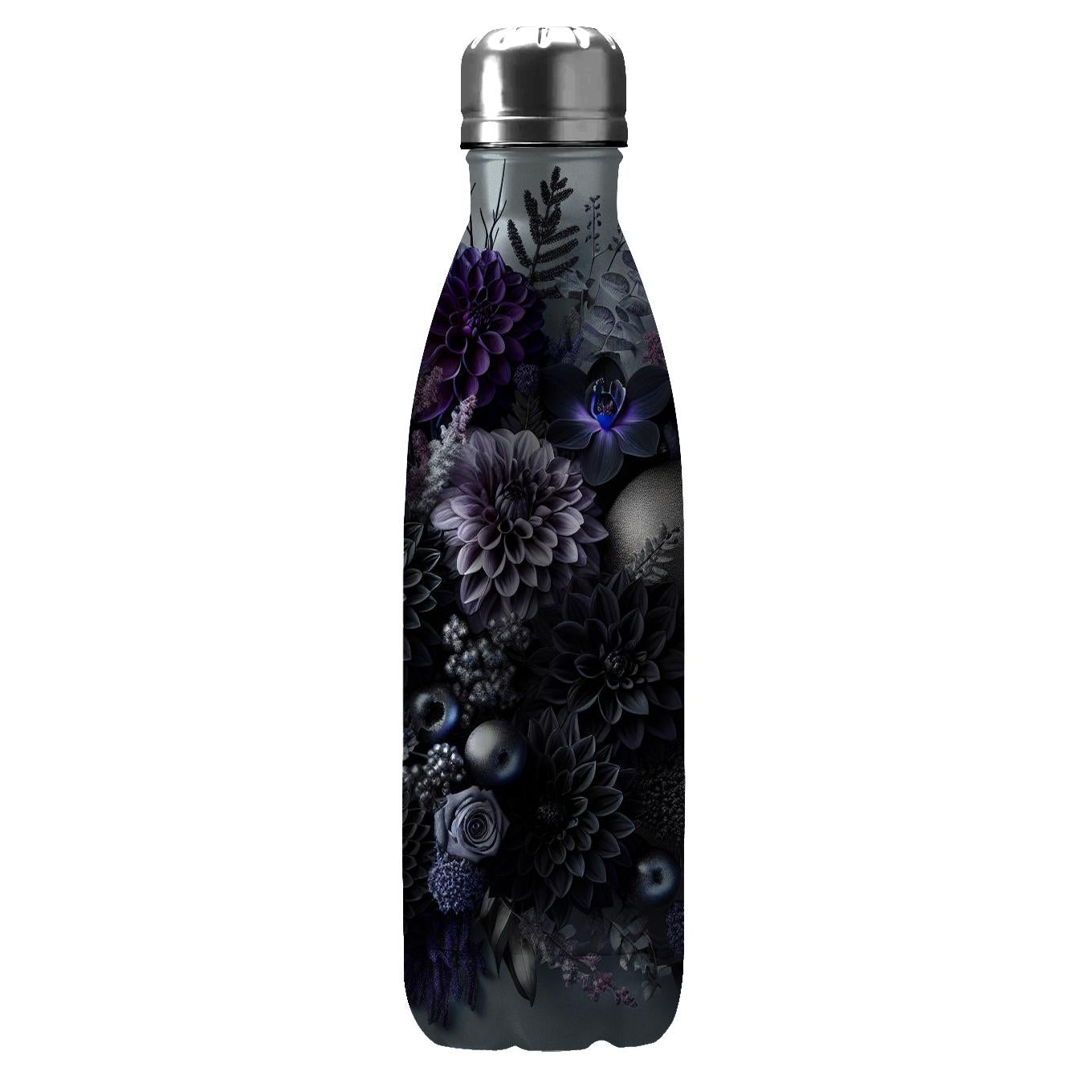 Midnight Floral Serenade Custom Tumblers