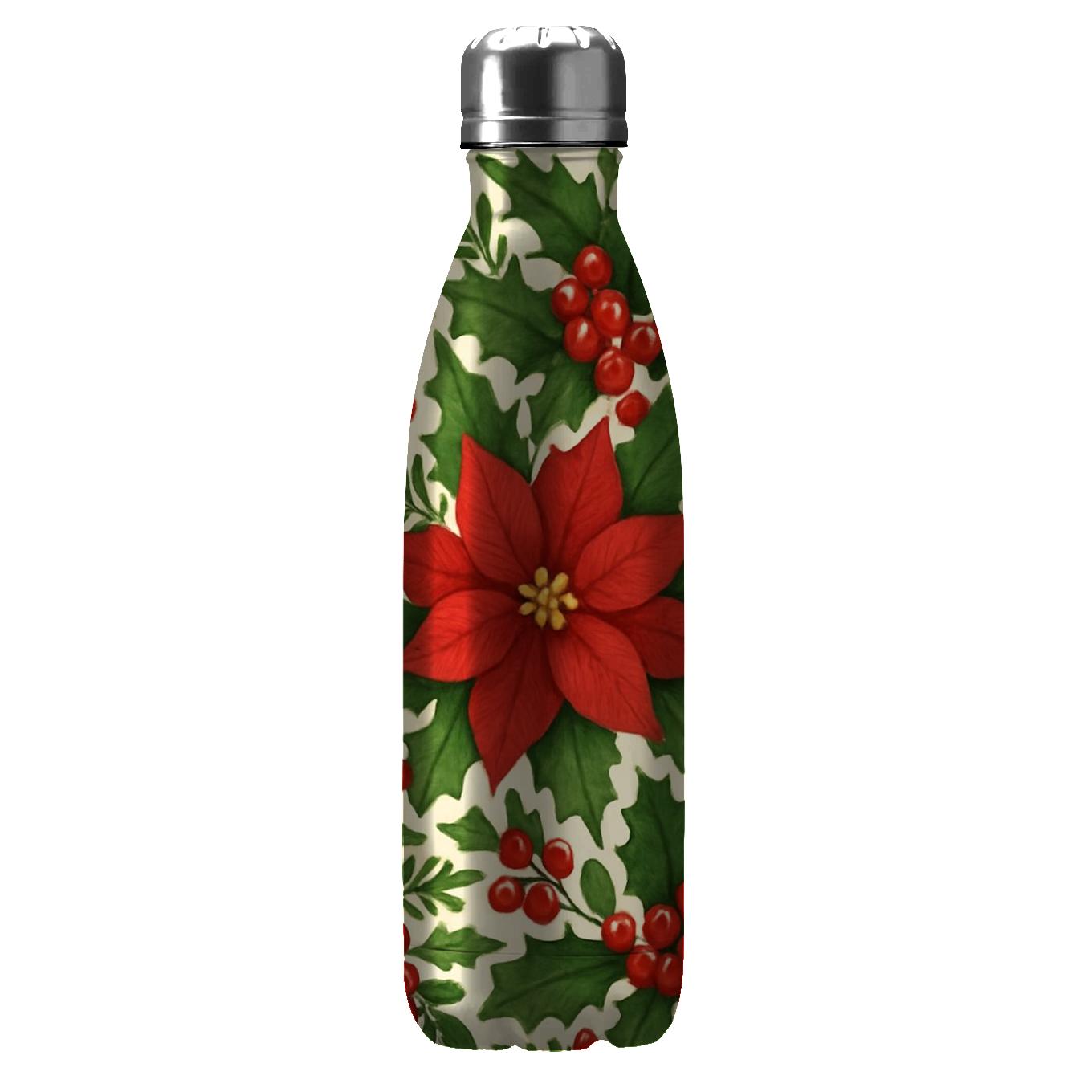 Festive Holiday Floral Tumbler Tumbler Cups