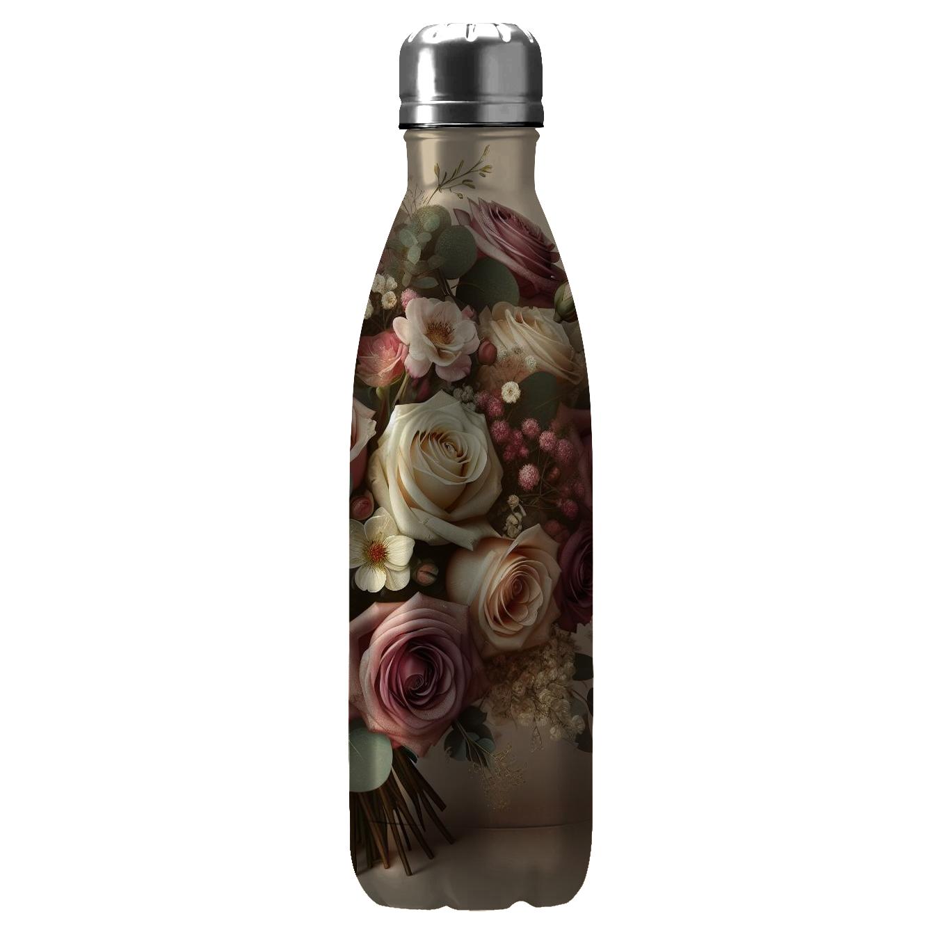 Vintage Rose Elegance Tumblers With Lids
