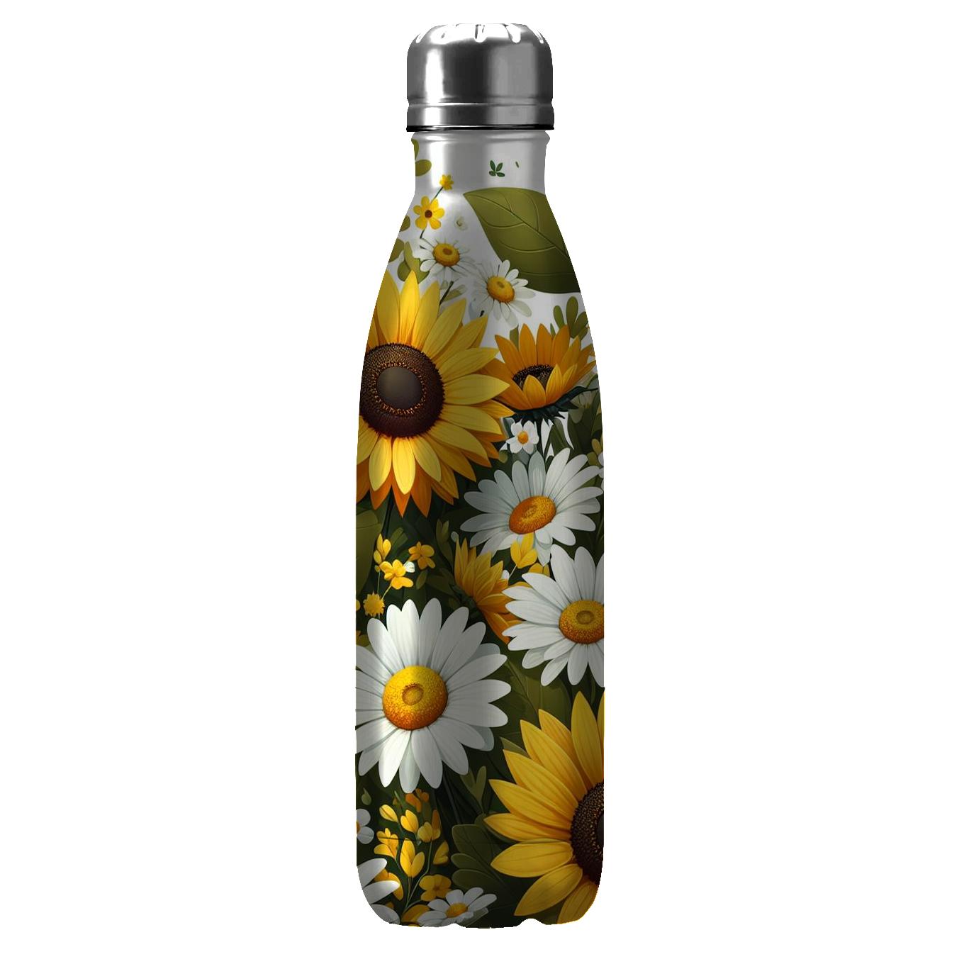 Golden Sunflower Serenade Tumbler Cups