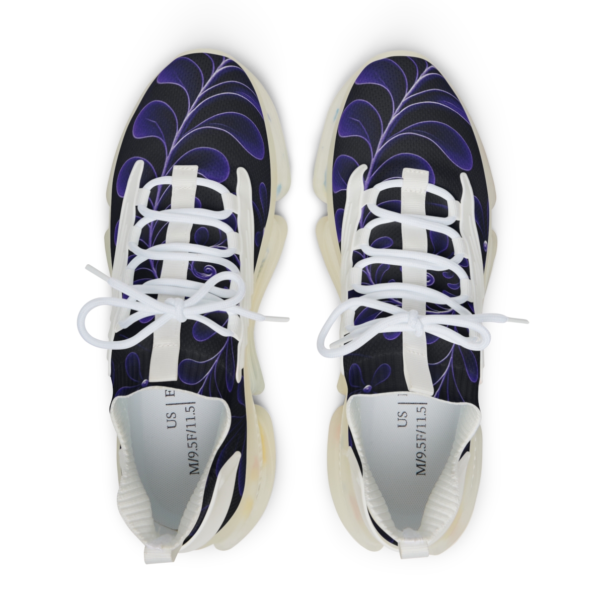 Orchid Pulse Helix personalized athletic sneakers