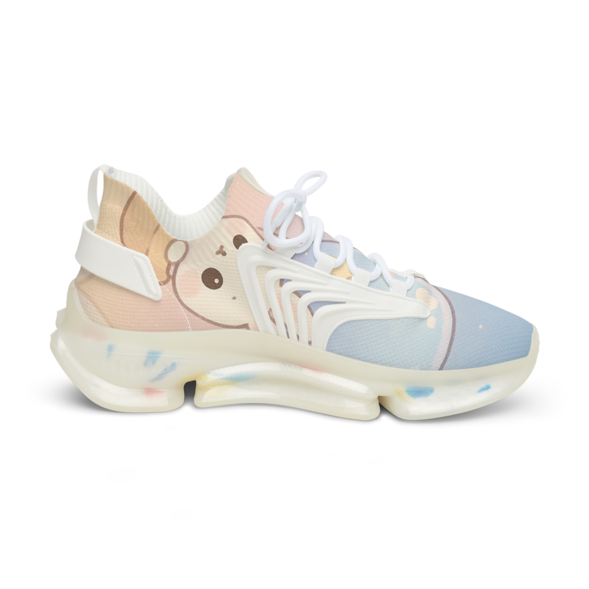 Sleepy Moon Bunny Balloon Ride designer branded sneakers