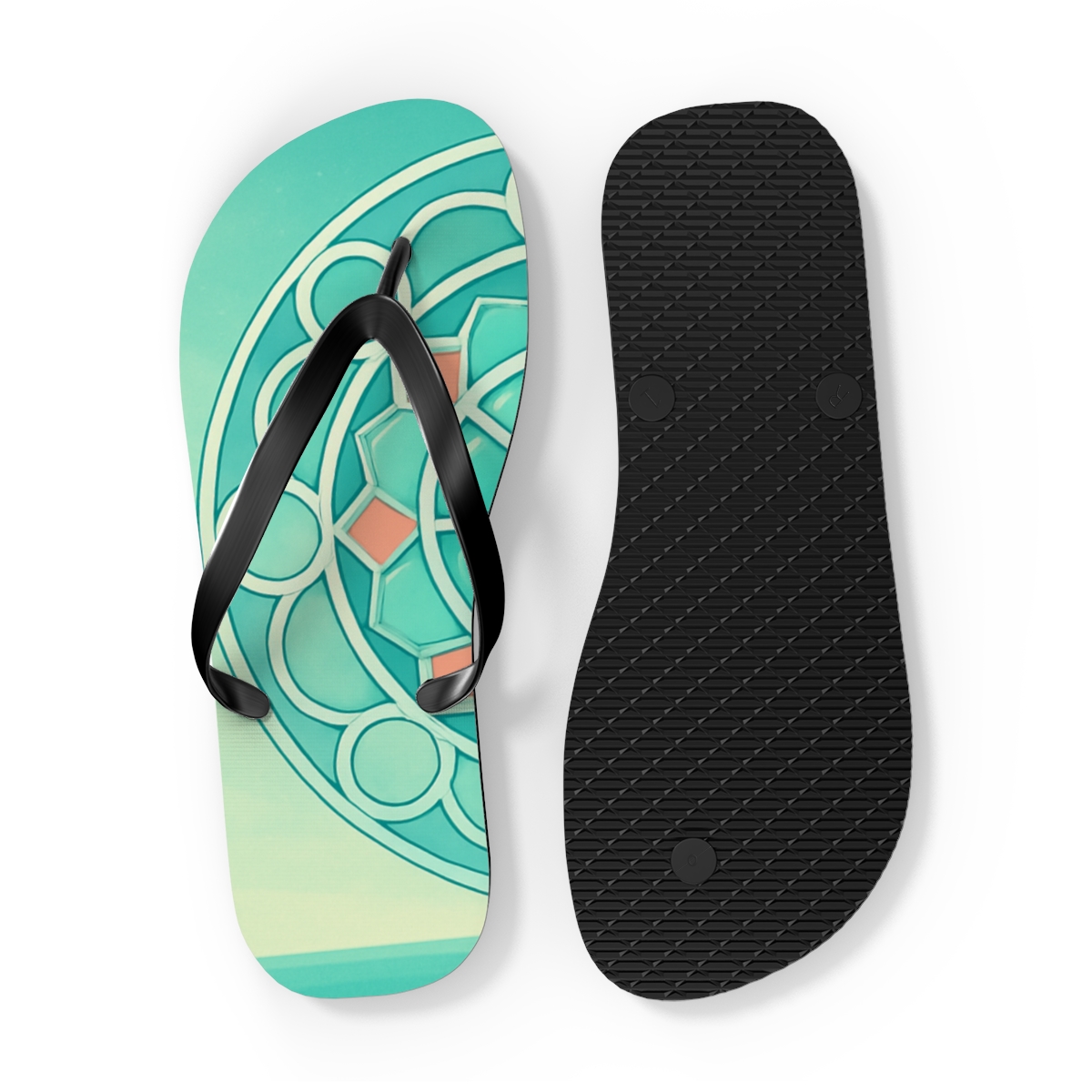 Celestial Mint Radiance Flip Flops