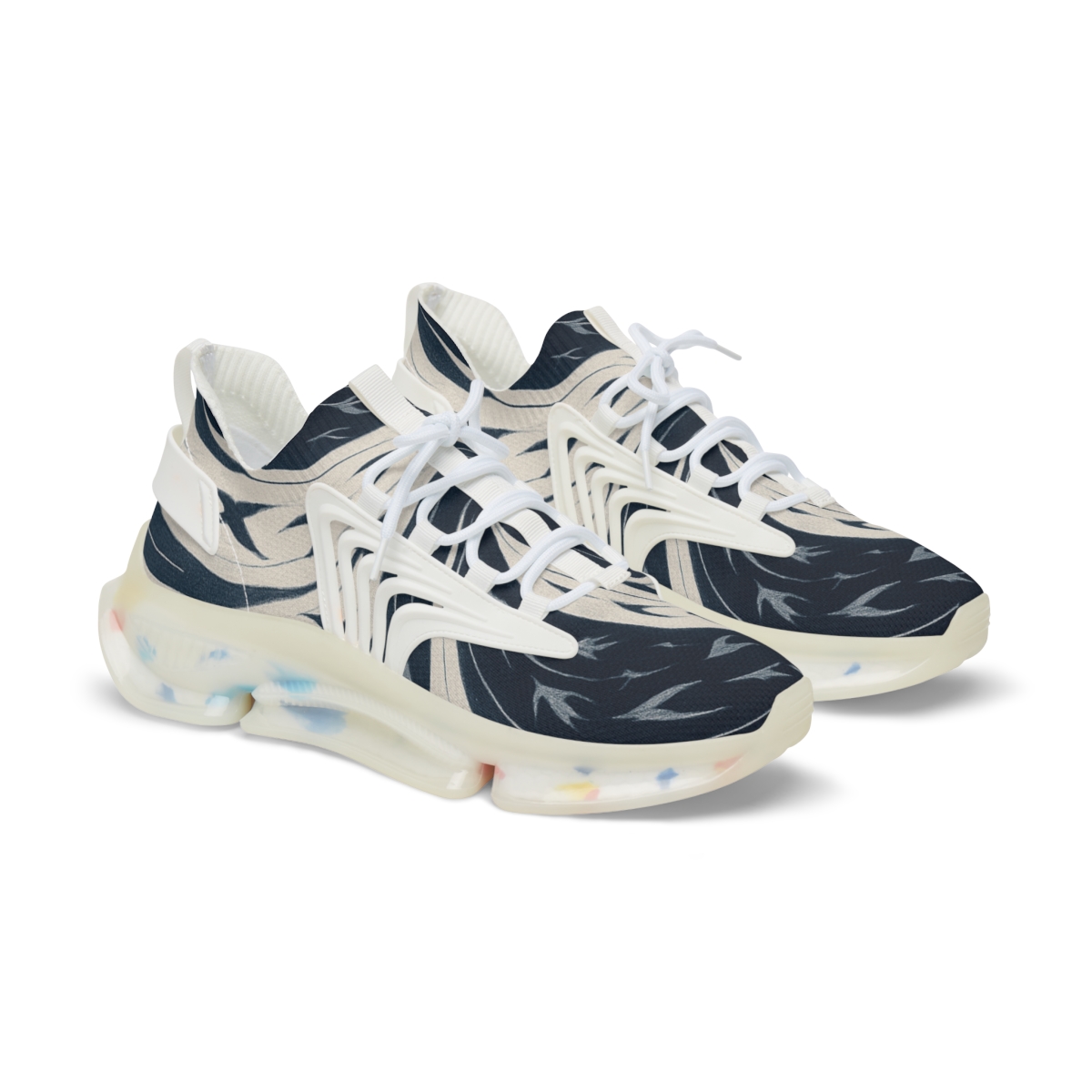 Murmuration Blueprint Of Swallows premium sport sneakers