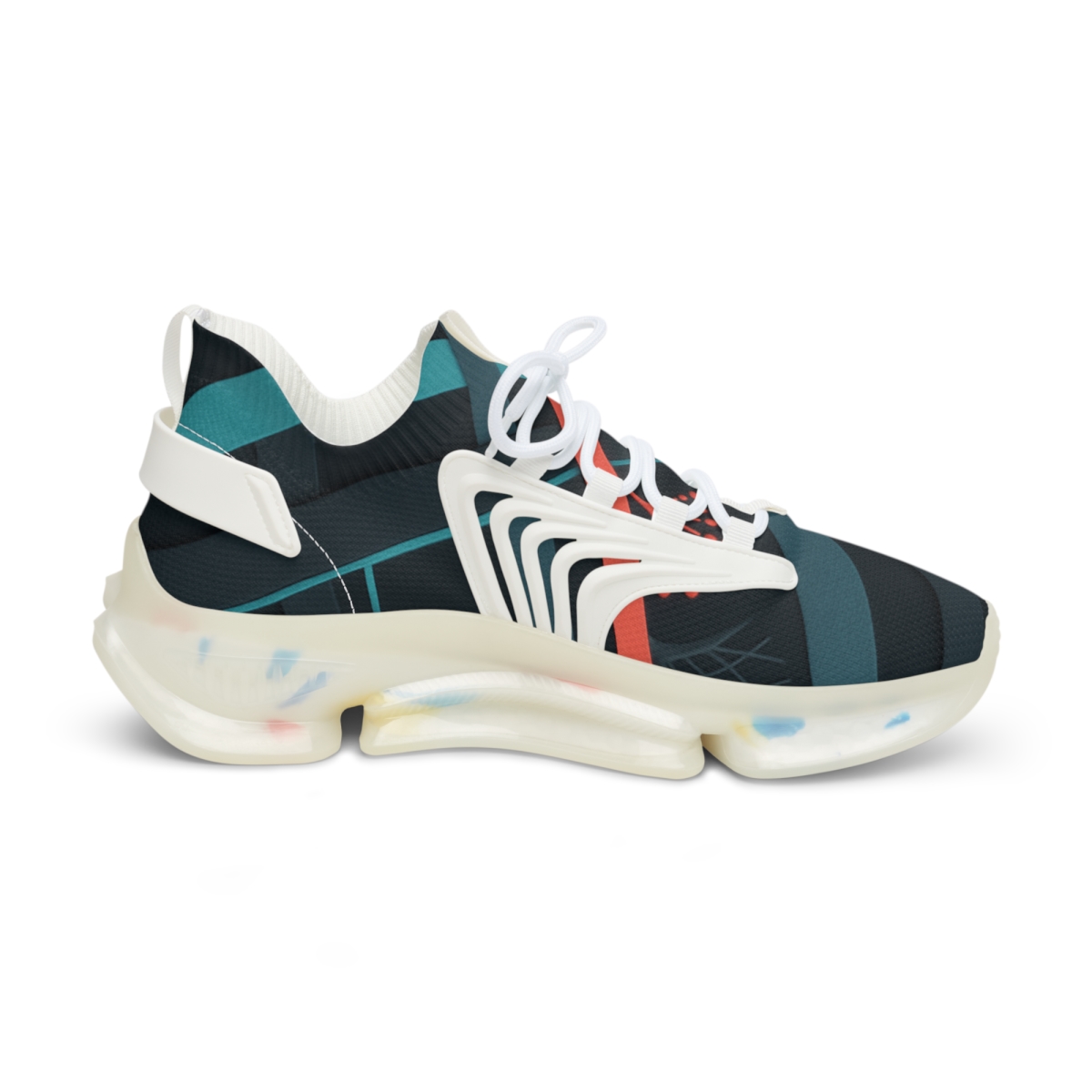 Anemone Phase Stripe Lattice comfortable running sneakers