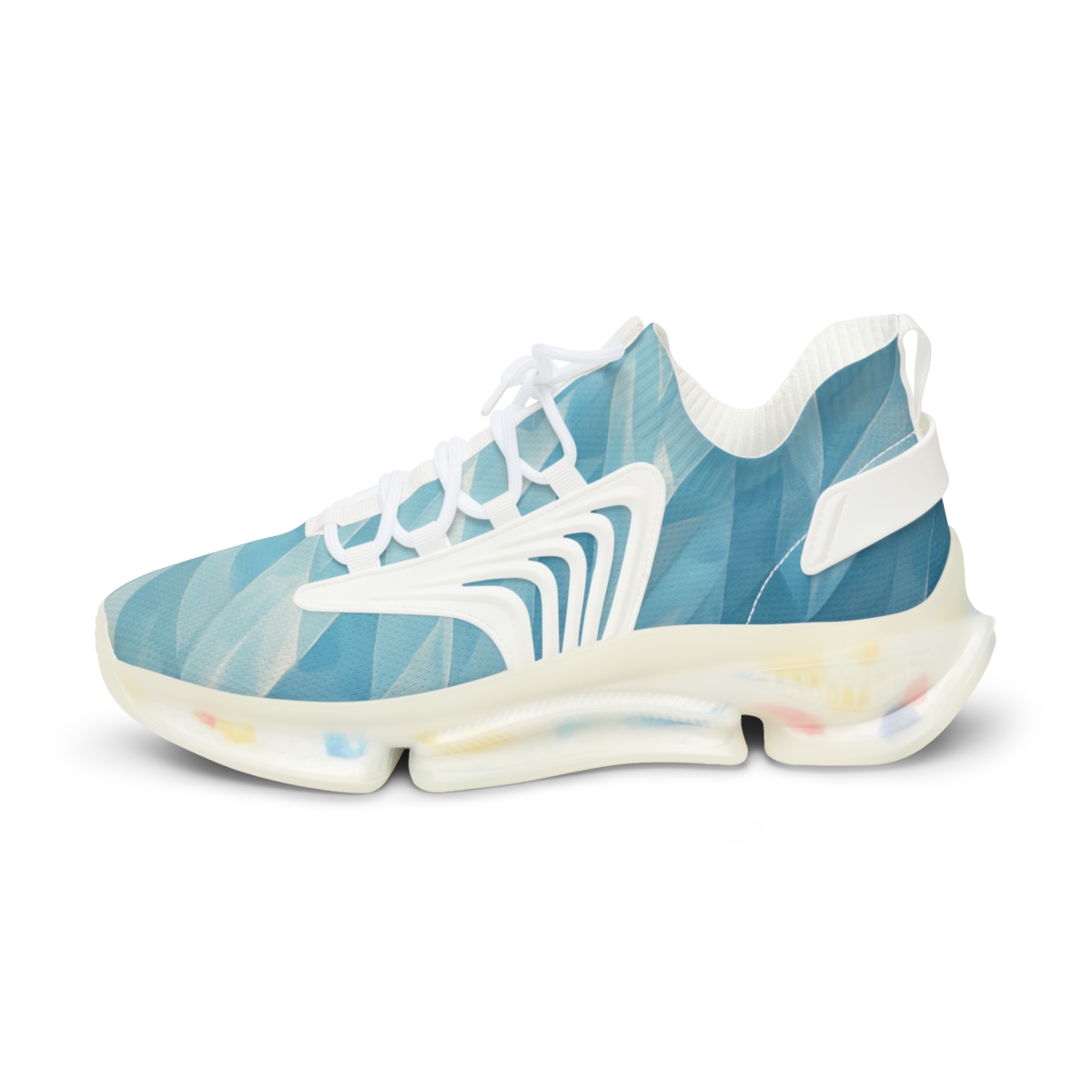 Prism Facet Cascade unique printed sneakers