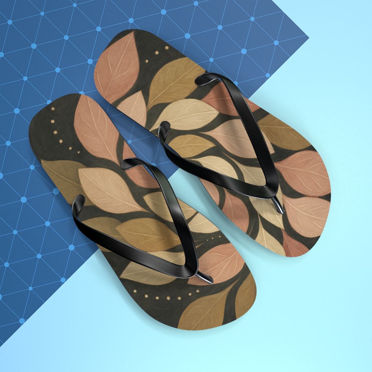 Lotus Vein Helix comfortable casual flip flops