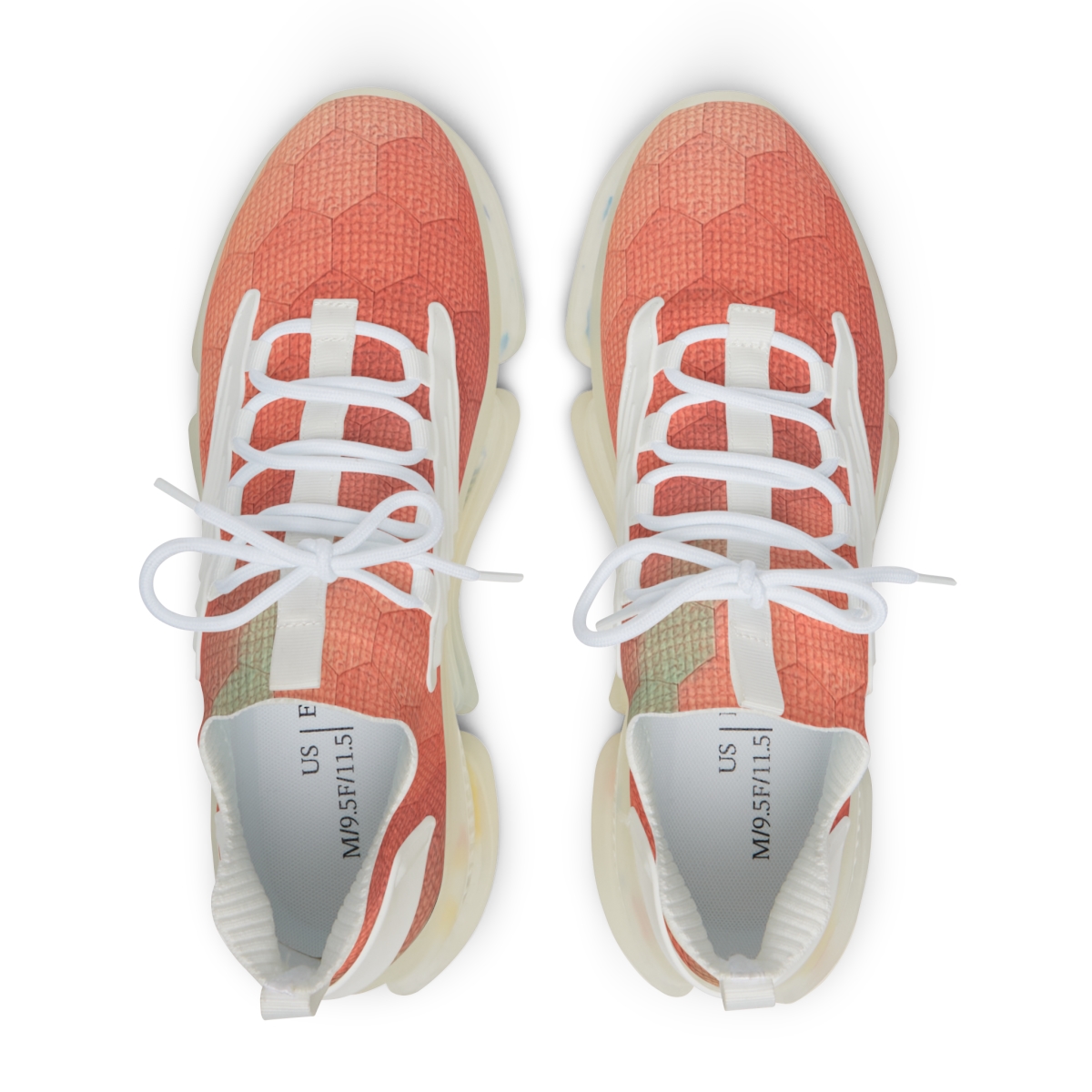 Hex Microcell Gradient Tiling custom sneakers