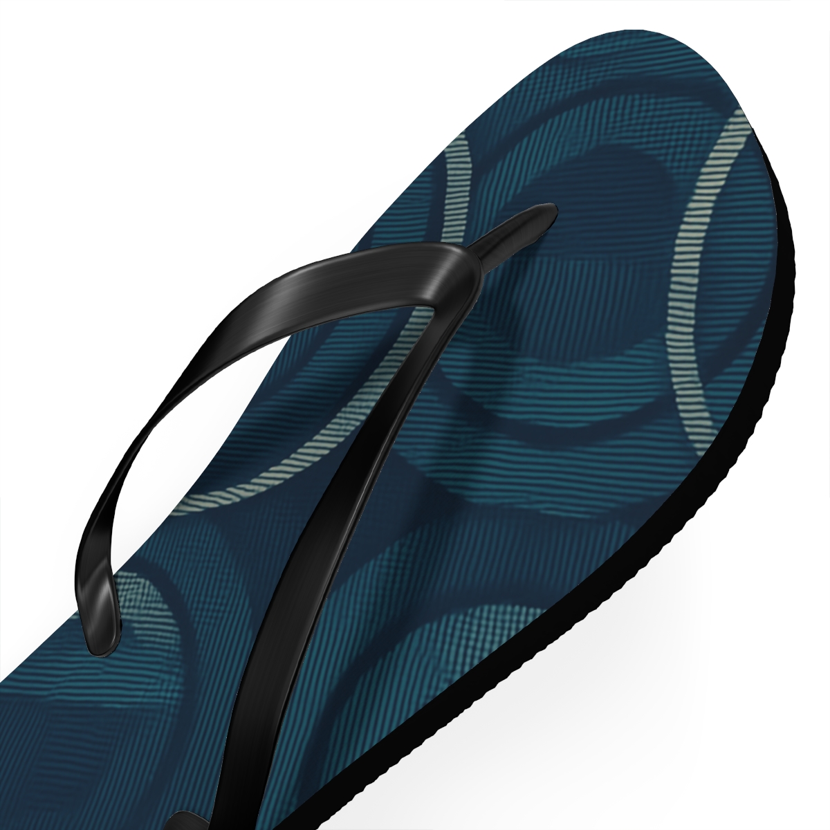 Moire Orbit Weave stylish summer flip flops