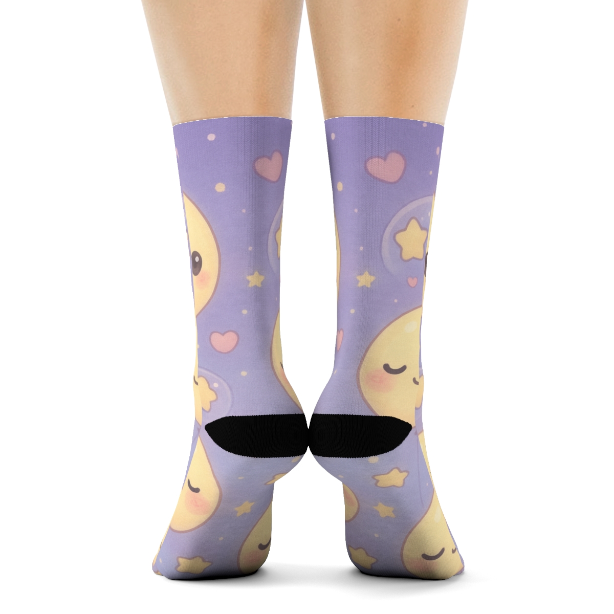 Sleepy Moon Dumpling Parade warm winter socks