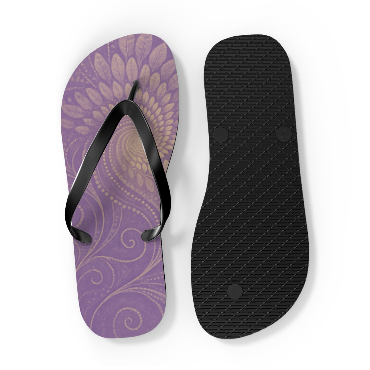 Lavender Ripple Harmony Flip Flops