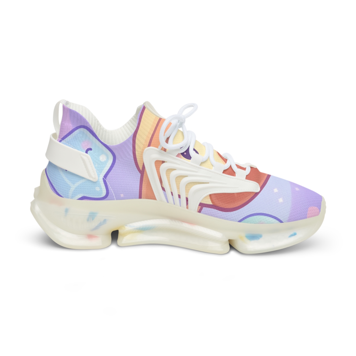 Pastel Planet Pudding Pals comfortable running sneakers