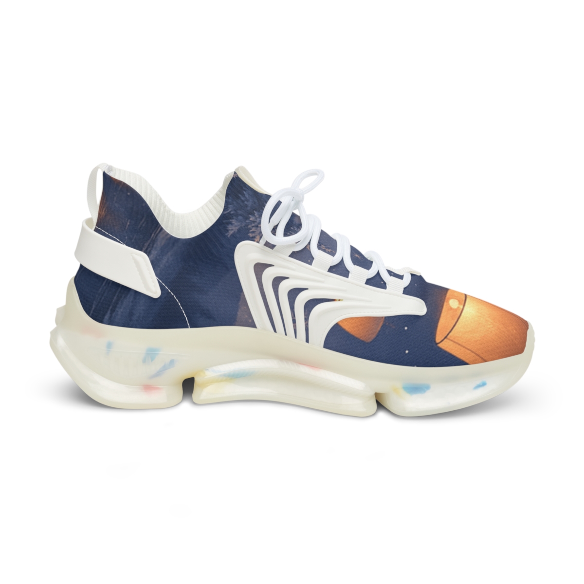 Winter Lantern Sonata personalized athletic sneakers