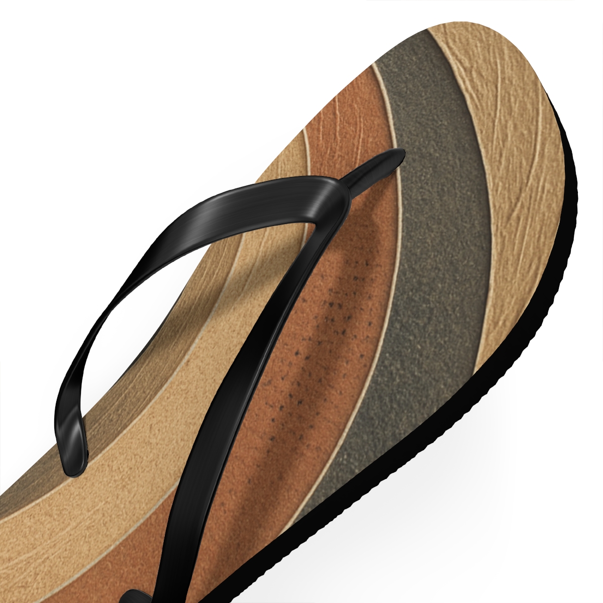 Strata Vortex Weave unique graphic flip flops