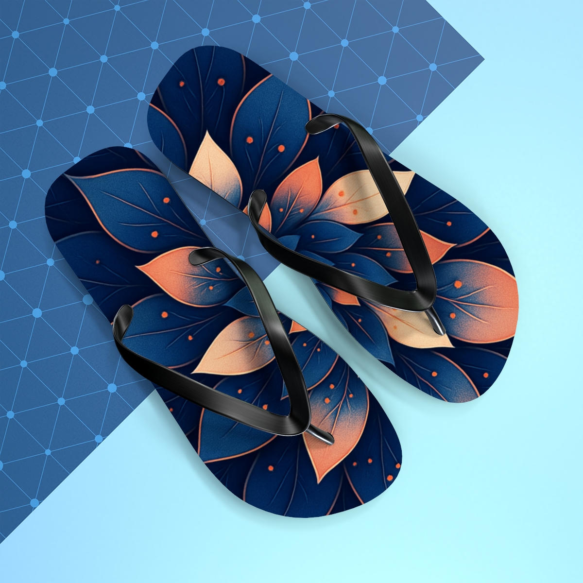 Orchid Cell Vortex stylish summer flip flops