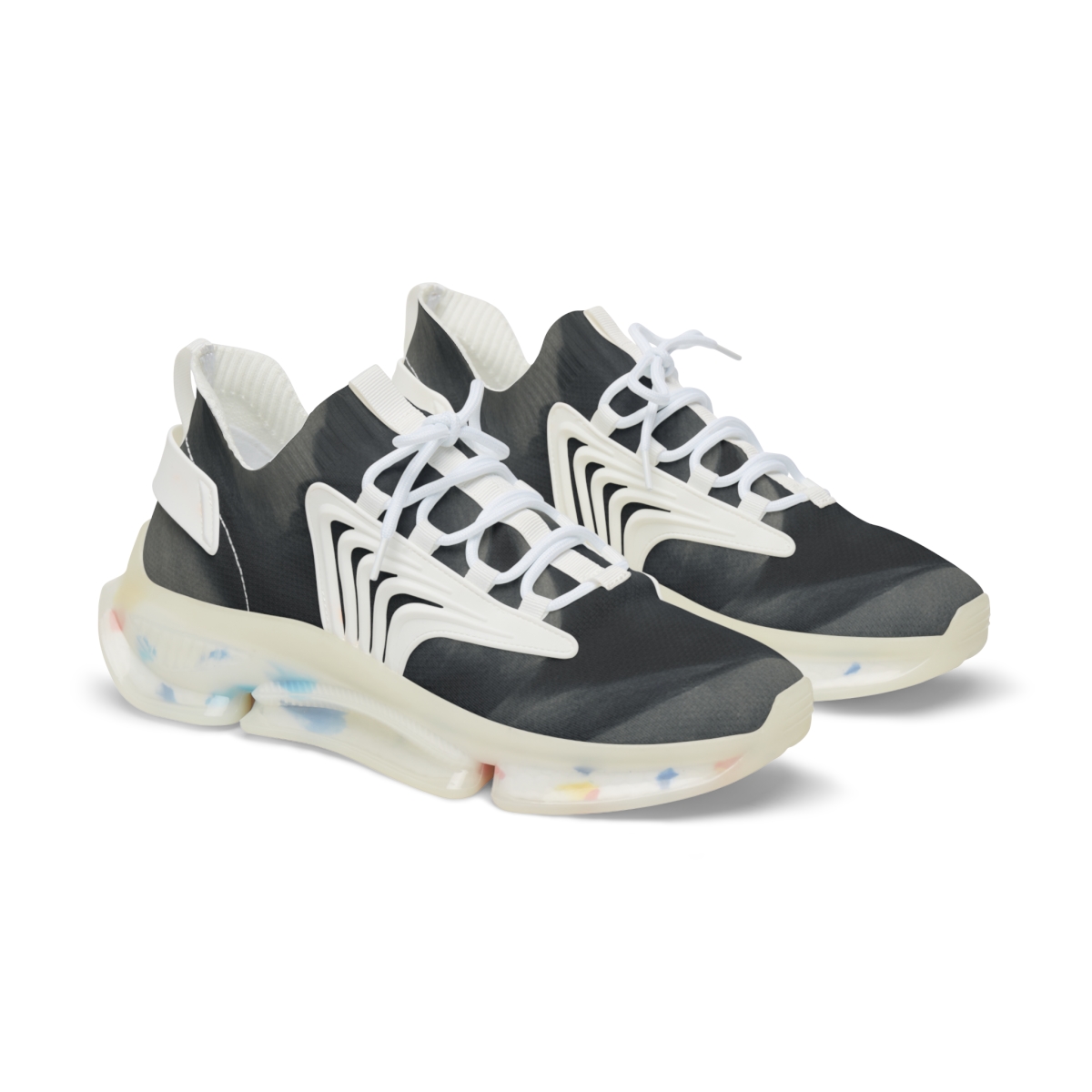 Silent Wing Embrace unique printed sneakers