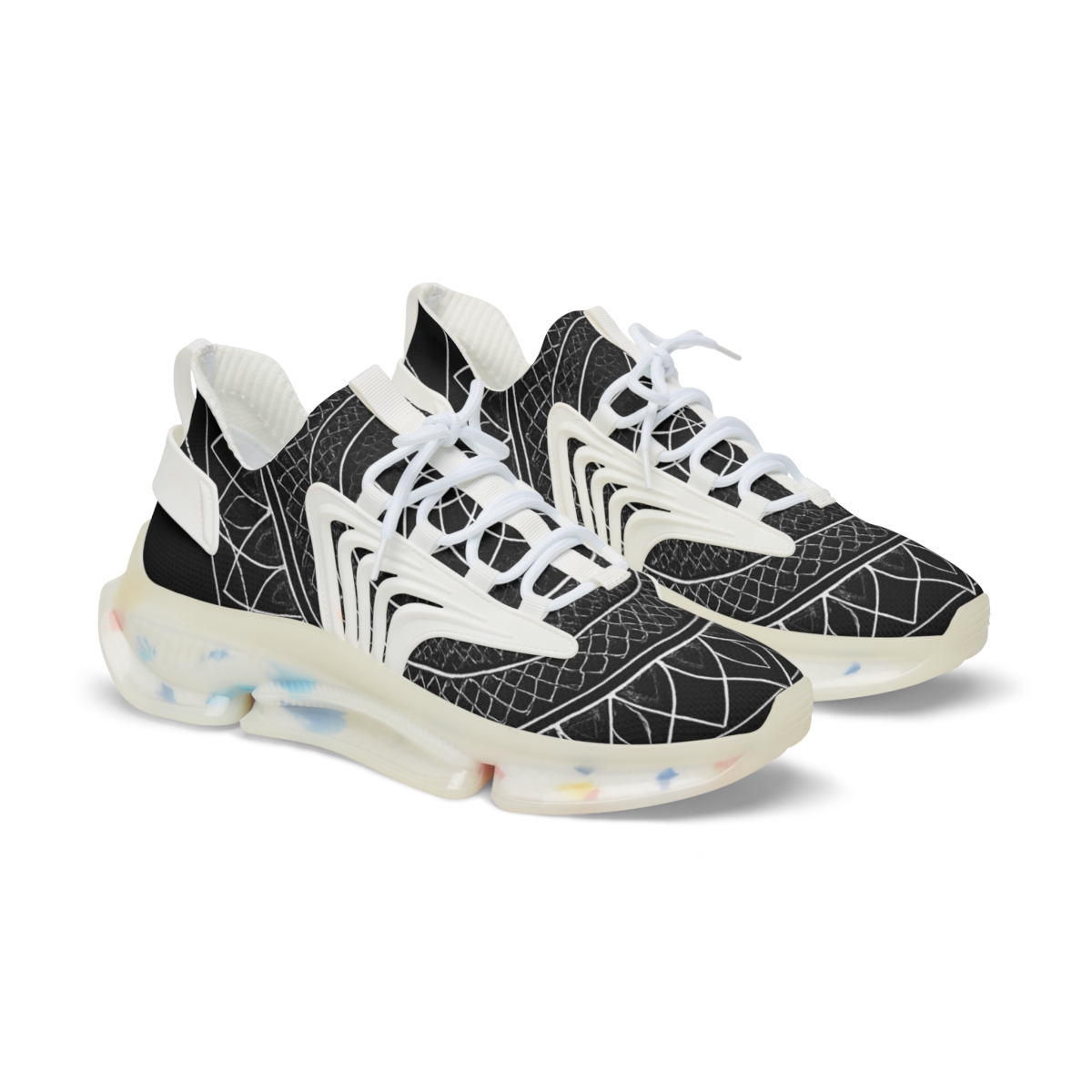 Obsidian Lattice Halo trendy fashion sneakers