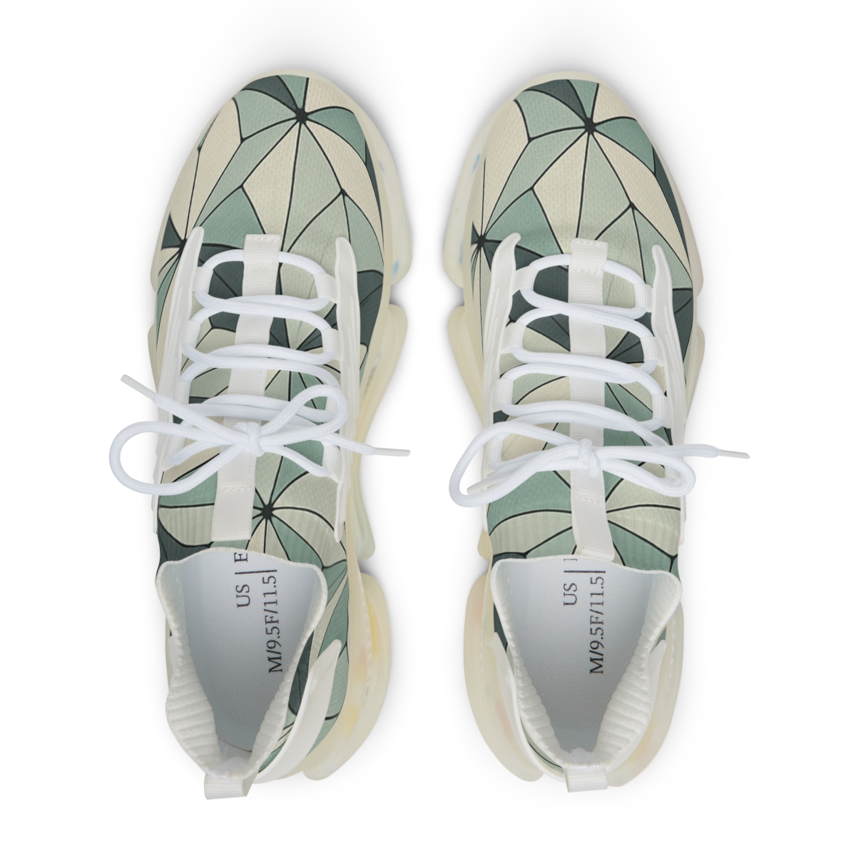 Lotus Shard Lattice premium sport sneakers