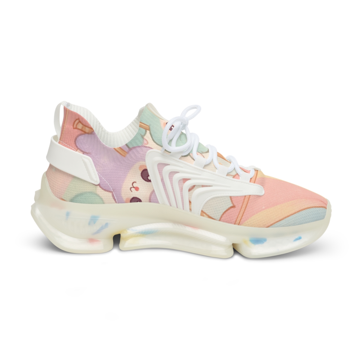 Cotton Candy Alpaca Carousel custom sneakers