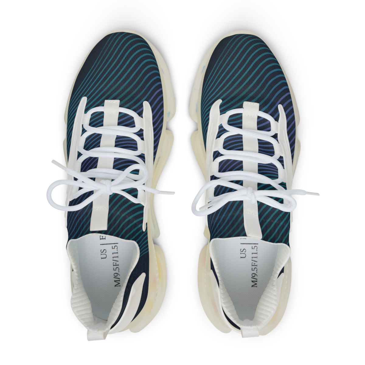 Moire Orbit Interference Weave designer branded sneakers