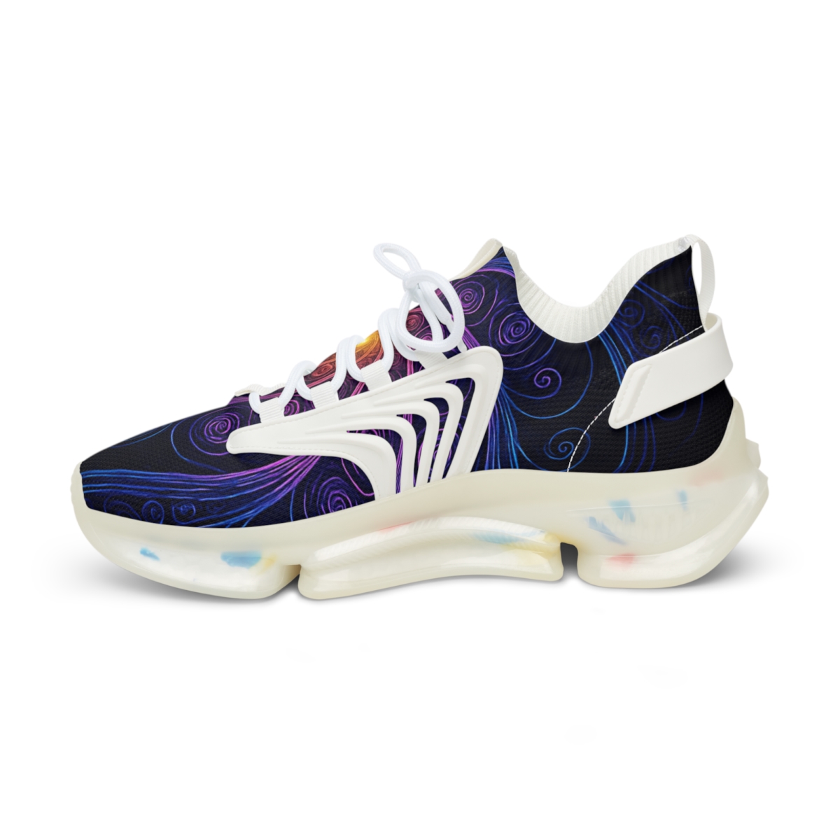 Galactic Spiral Rosette premium sport sneakers
