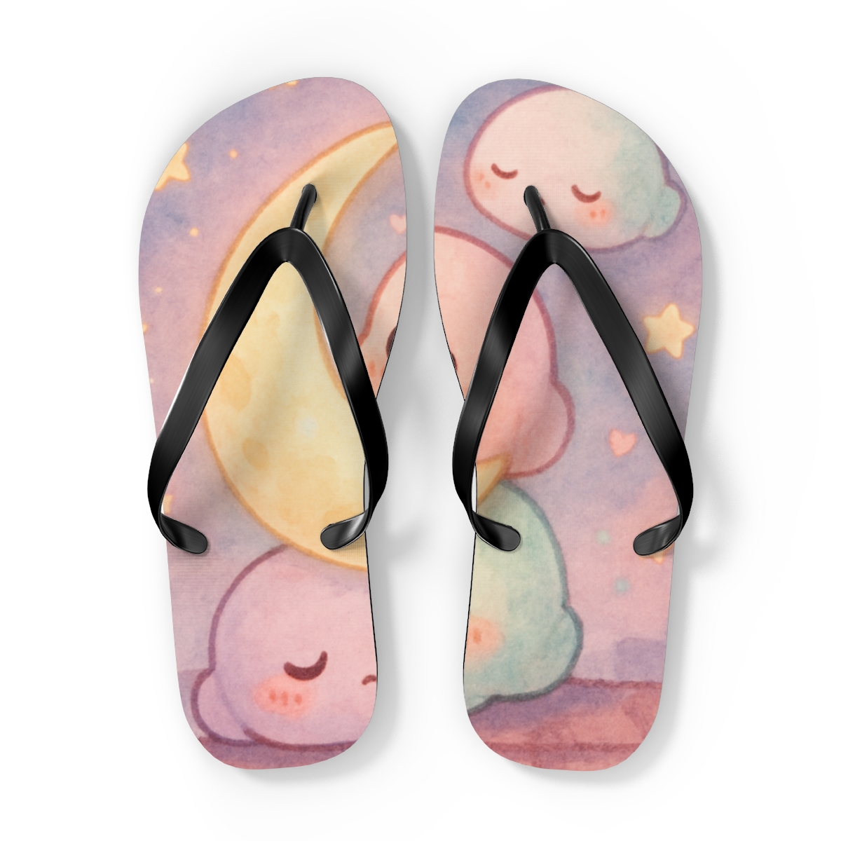 Moonlit Mochi Dream Flip Flops