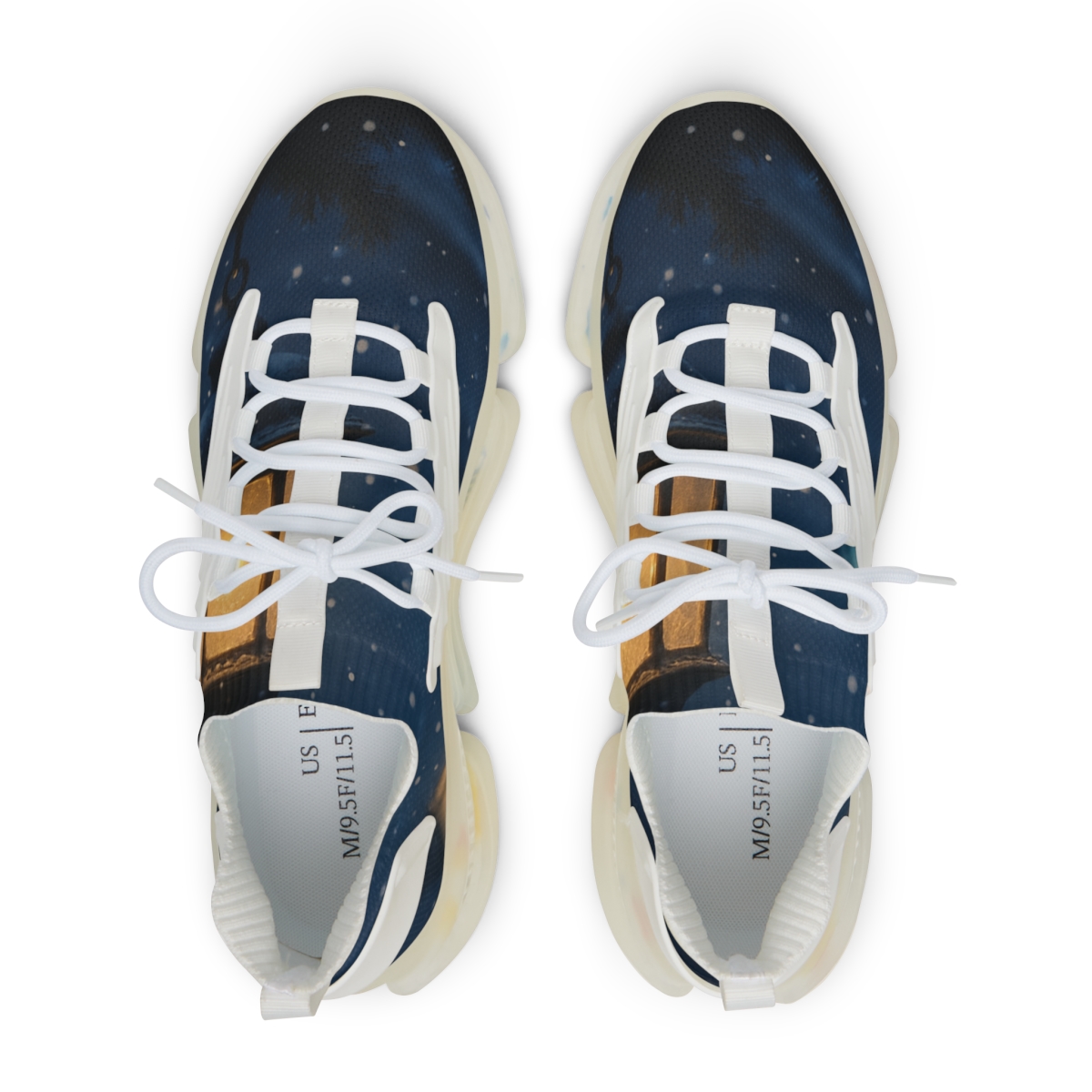 Winter Lantern Snowfall Dream premium sport sneakers