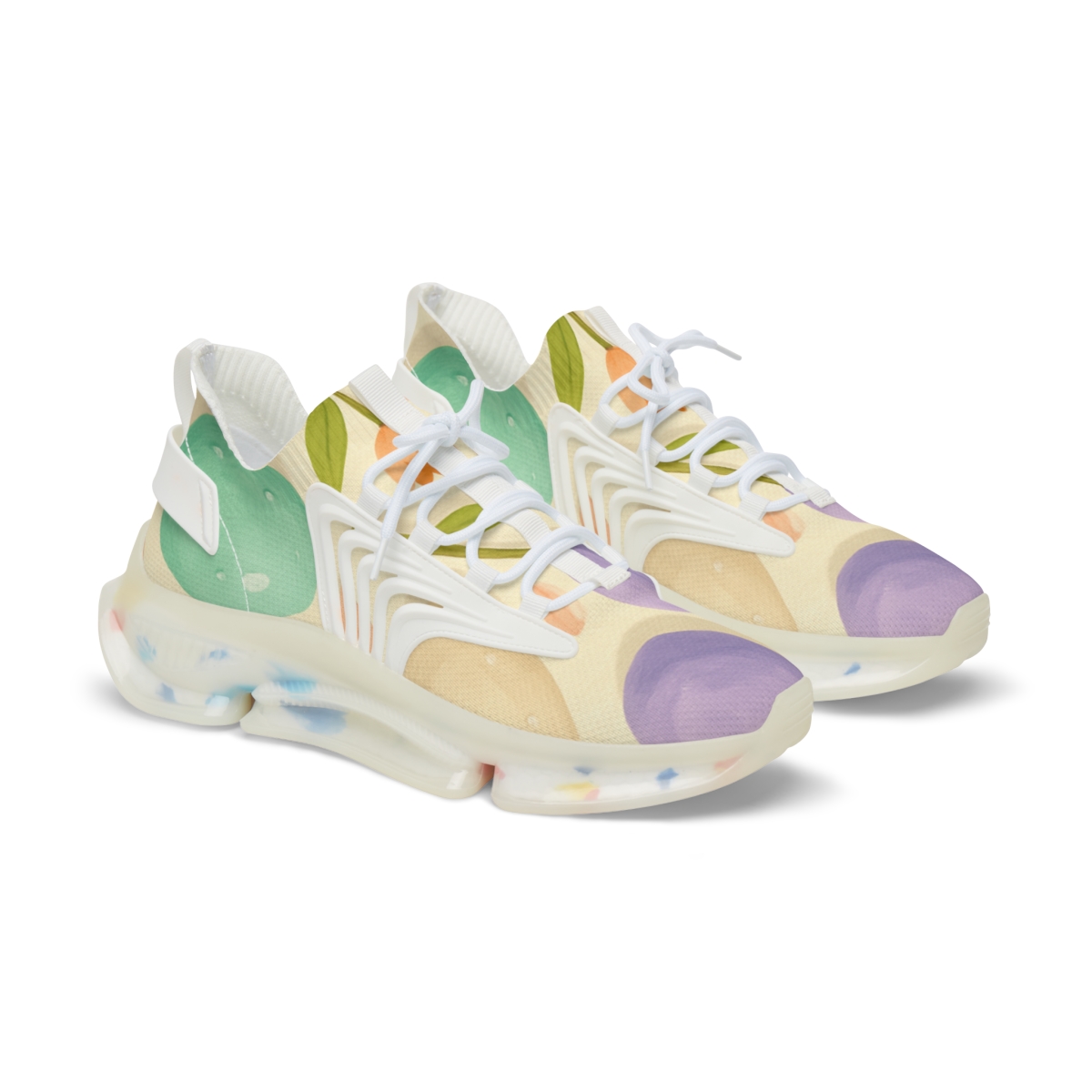 Spring Egg Dawn Garden Pattern premium sport sneakers