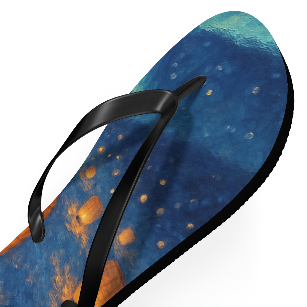 Winter Lantern Aurora soft sole flip flops