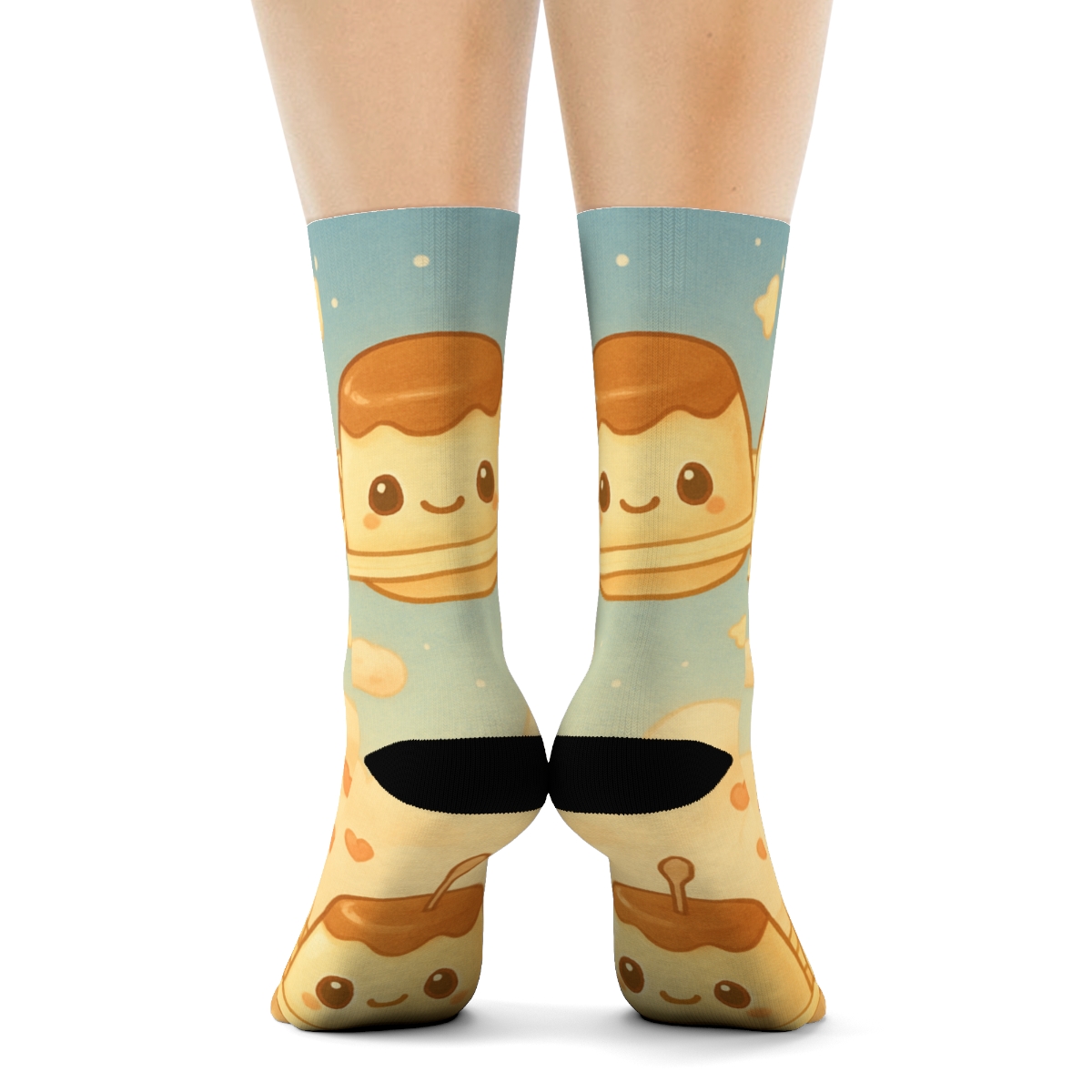 Pastel Planet Pudding Parade designer logo socks