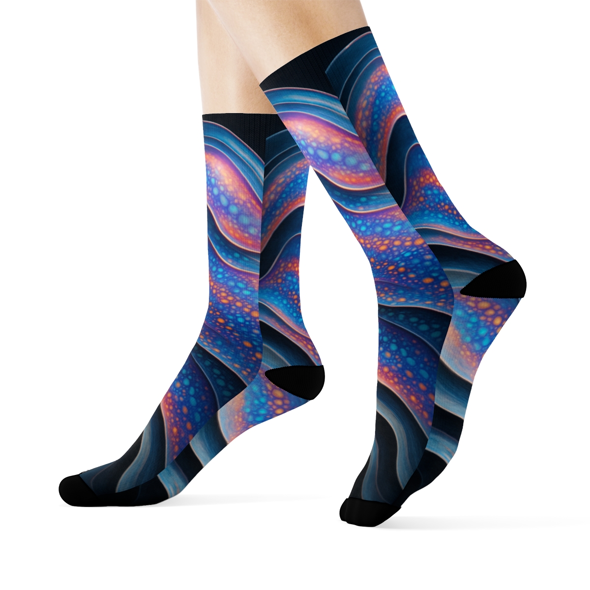 Cuttlefish Chromatic Veil designer logo socks