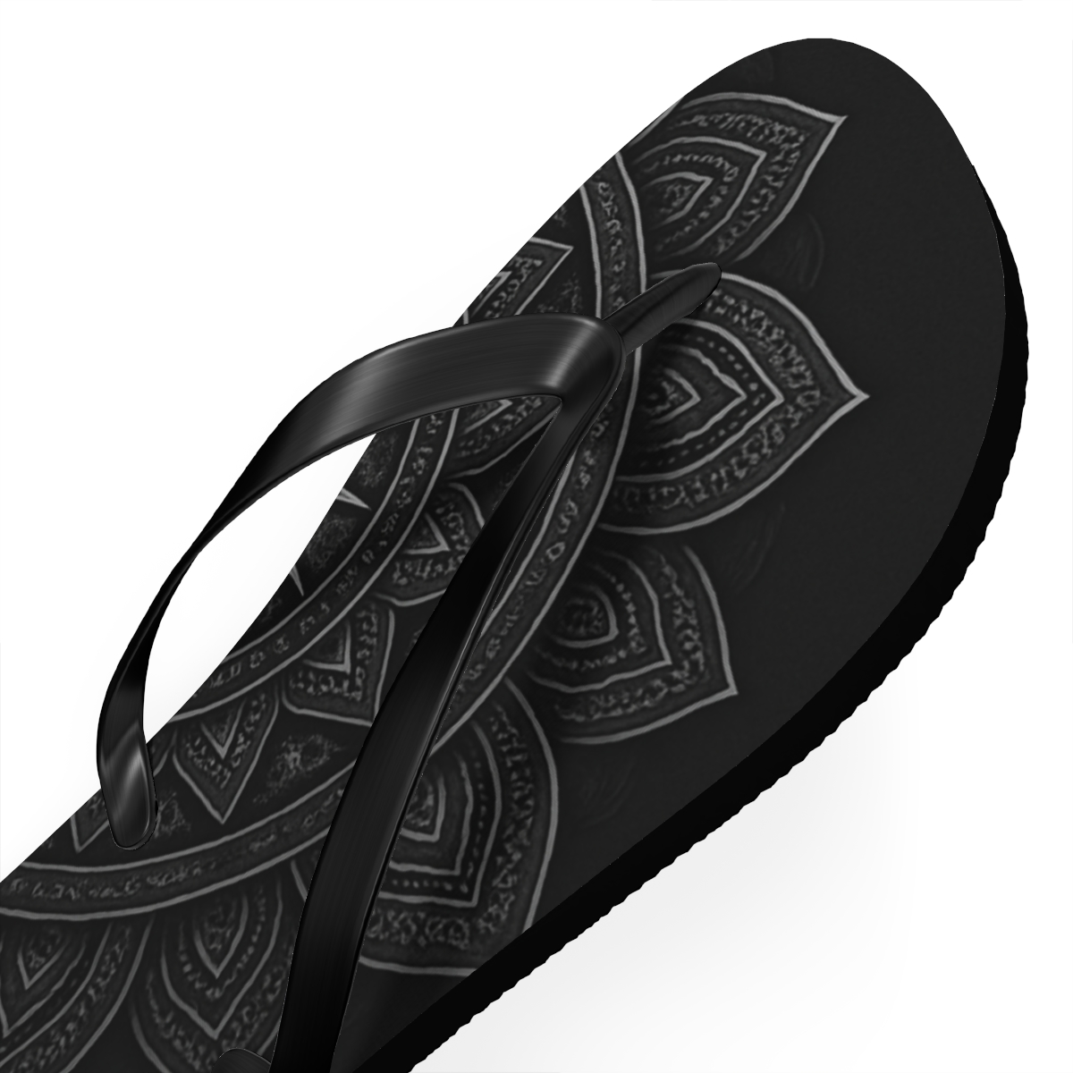 Obsidian Lace Starwheel custom flip flops