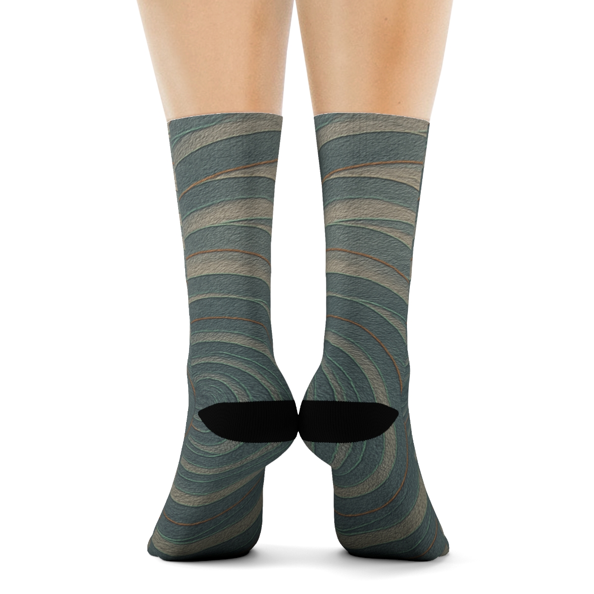 Vortex Ripple Weft comfortable cotton socks