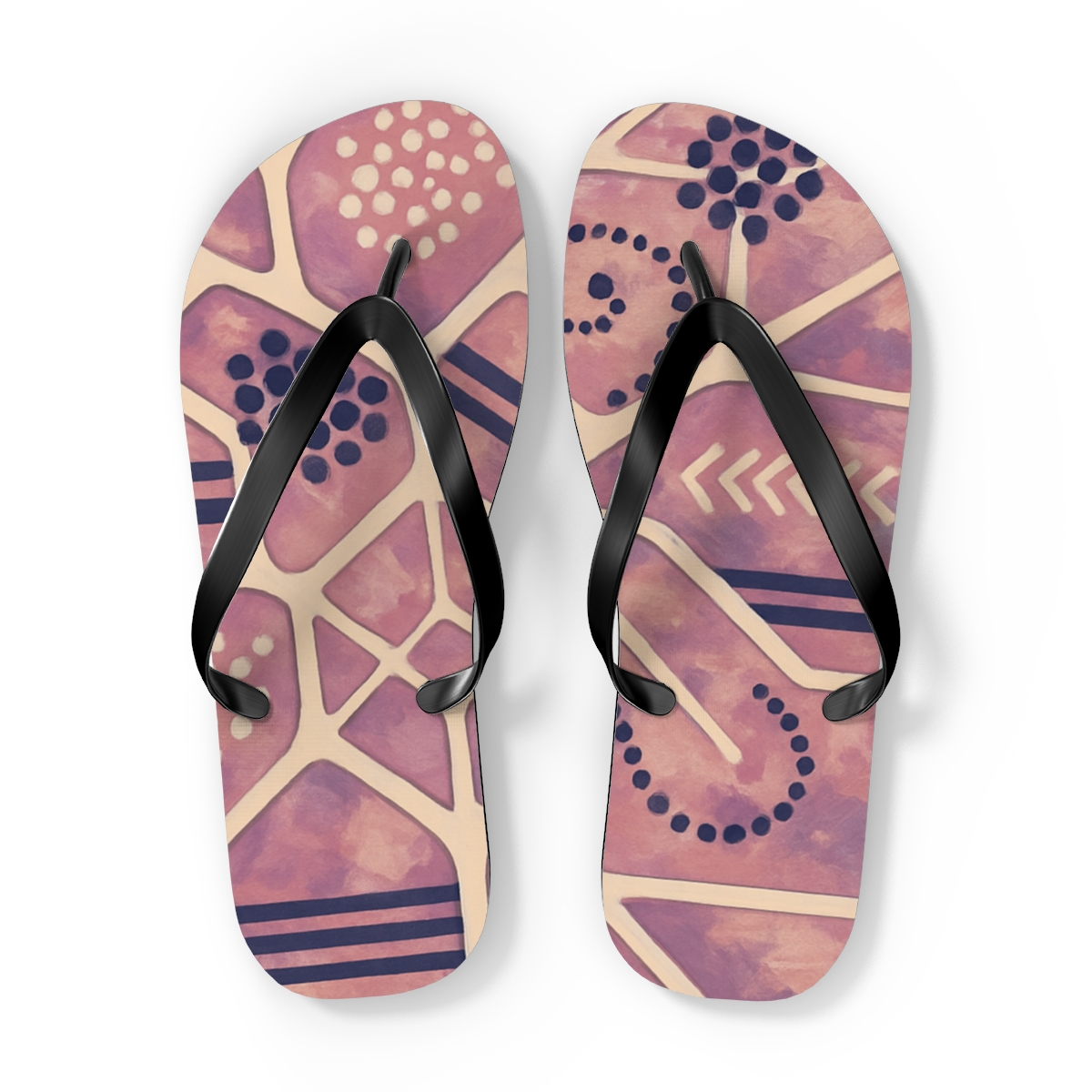 Vein Lattice Cadence soft sole flip flops