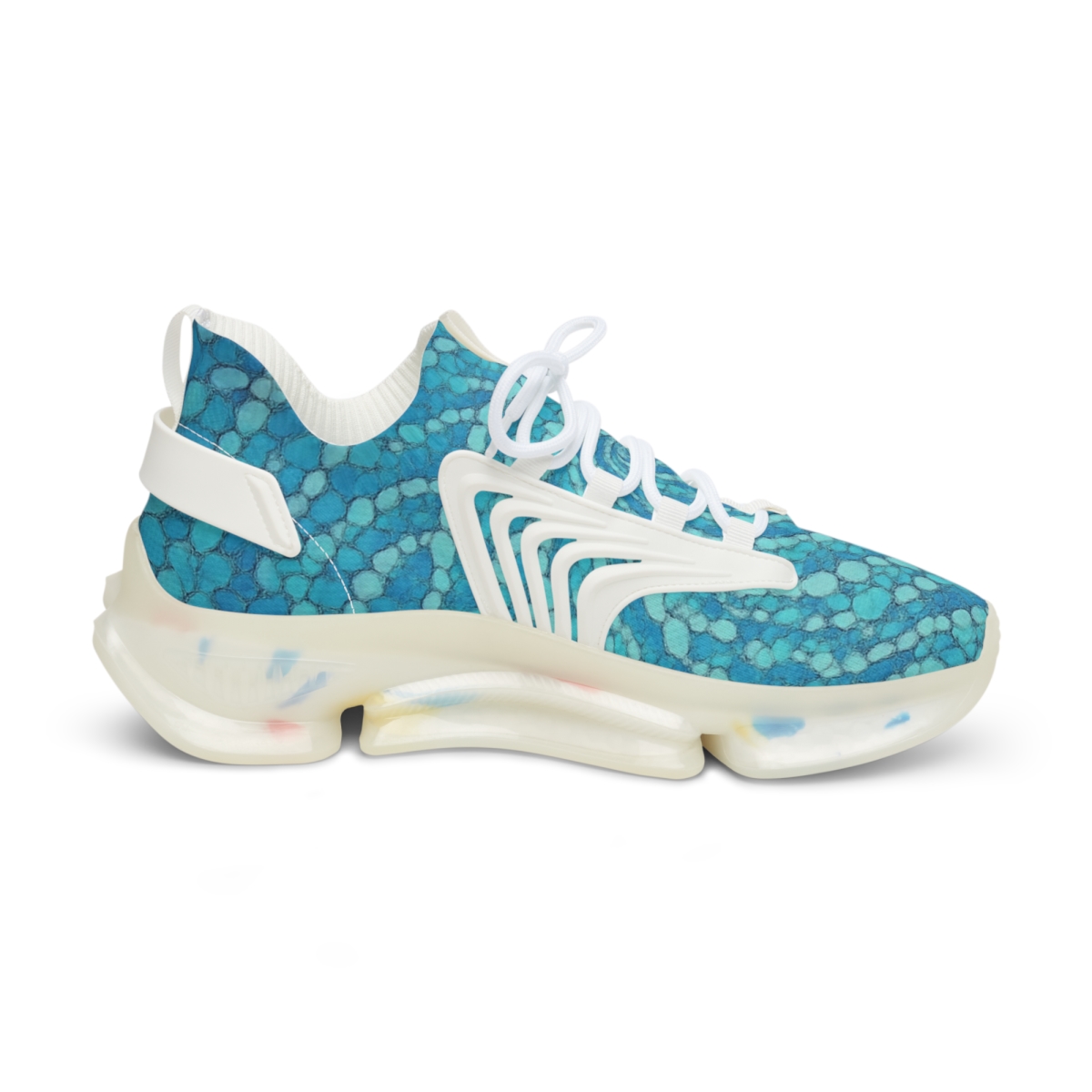 Vortex Pebble Lattice personalized athletic sneakers