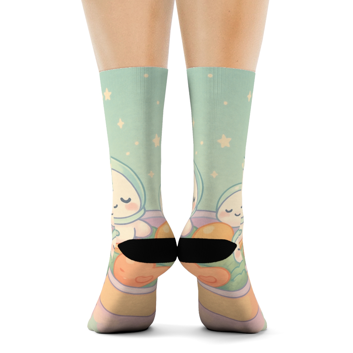 Cosmic Bento Buddies stylish patterned socks